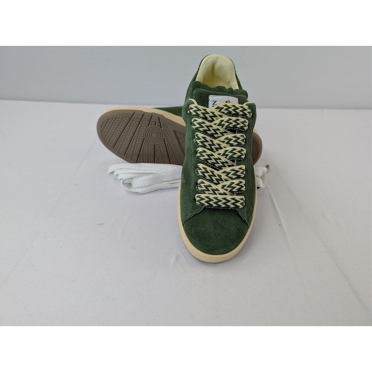 Lanvin Lanvin Curb Lite Low-Top Sneakers in Dark Green BNWB 42 Size US 9 / EU 42 - 15 Thumbnail