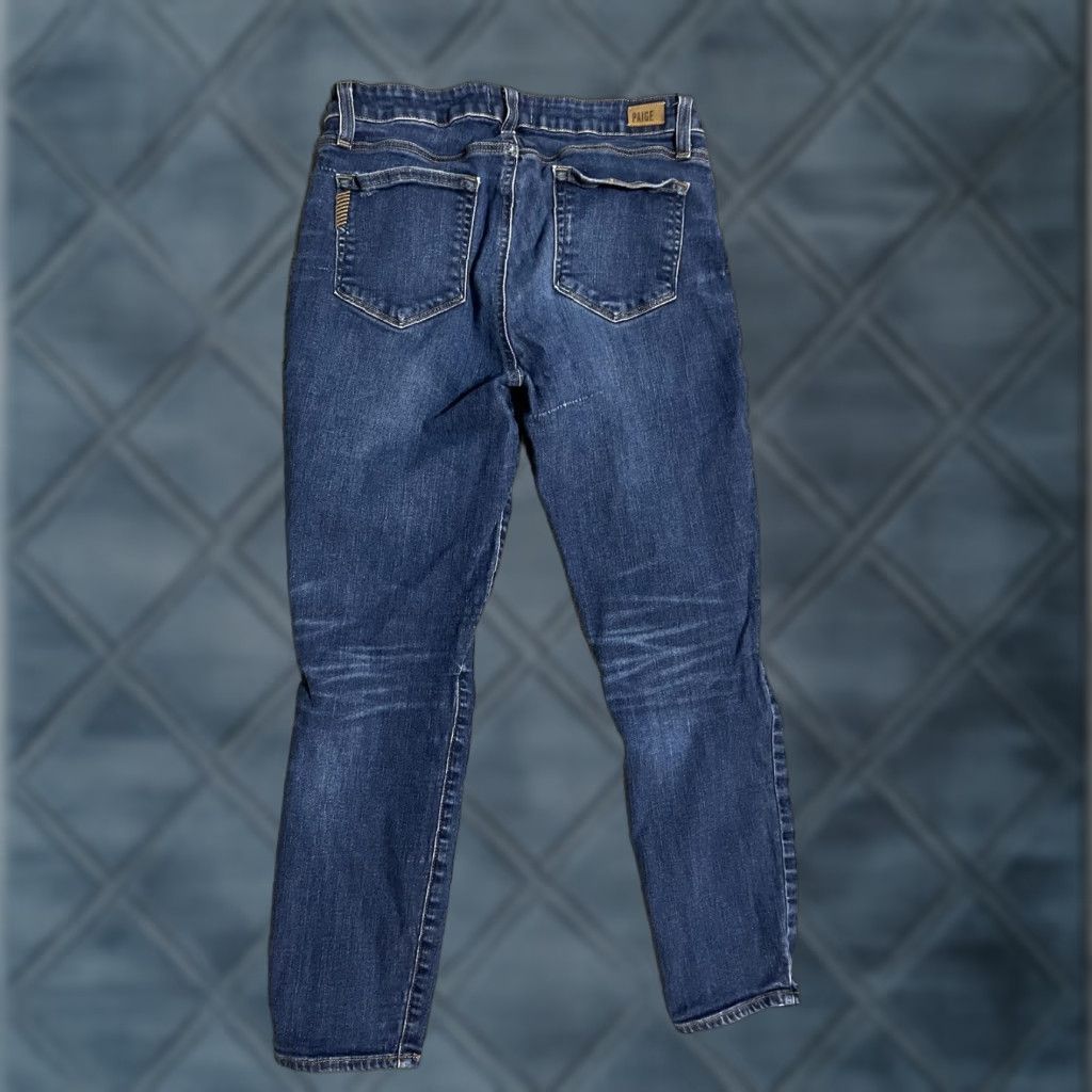 Paige PAIGE Verdugo Crop Jeans Dark Wash Skinny Size 29 Womens Size 29" - 1 Thumbnail