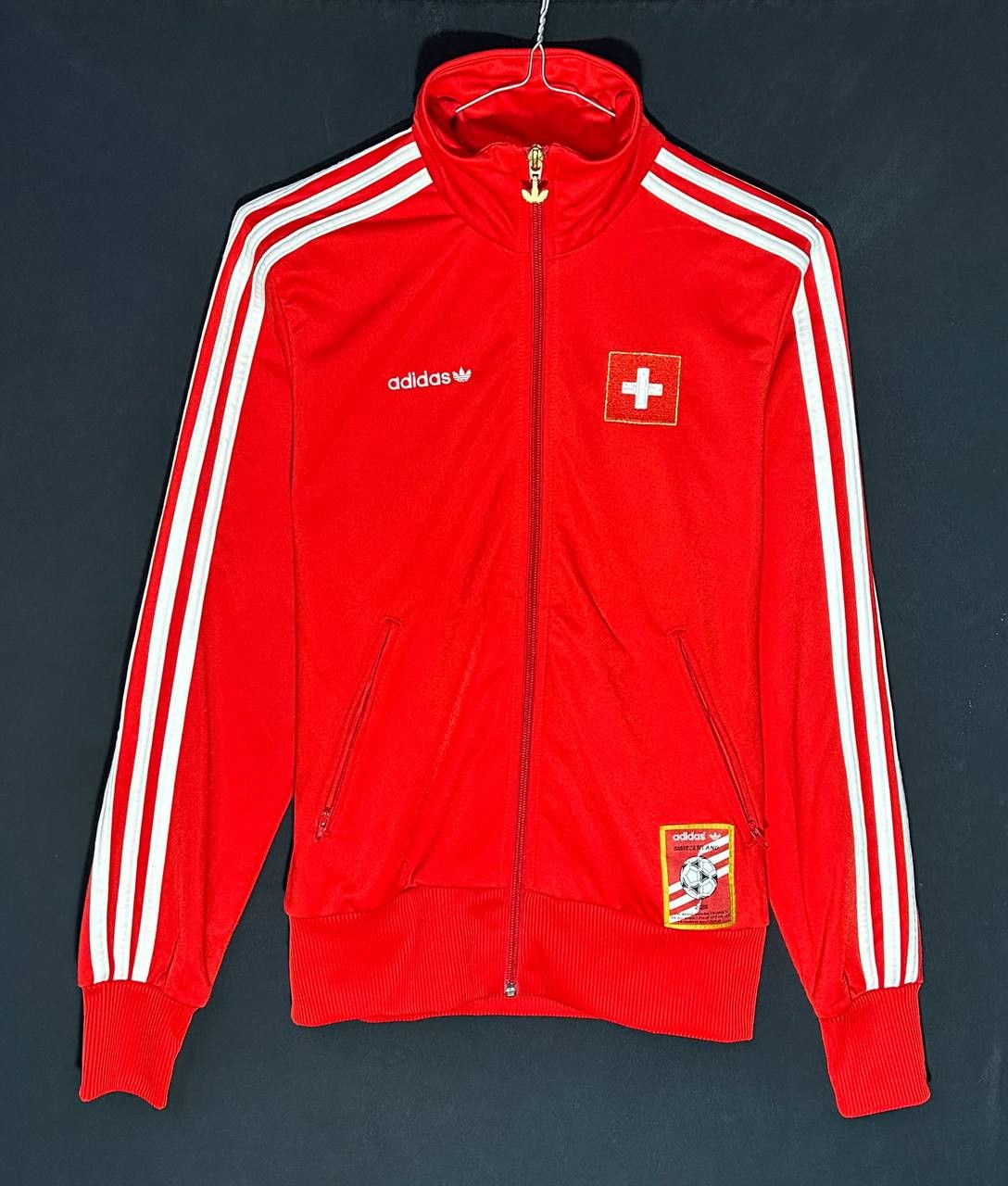 Adidas Adidas Originals2008 zip Jacket SUISSE Switzerland Football Size XS / US 0-2 / IT 36-38 - 1 Thumbnail