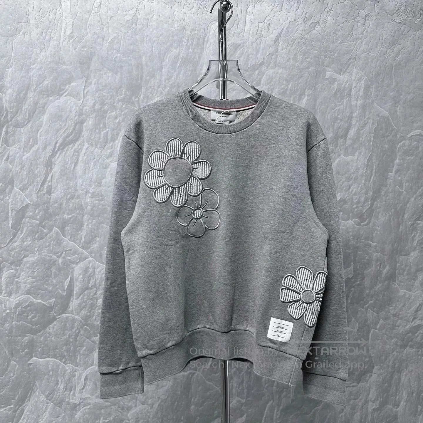 Thom Browne thom browne floral embroidered sweatshirt size 4. Size XL / US 12-14 / IT 48-50 - 1 Thumbnail