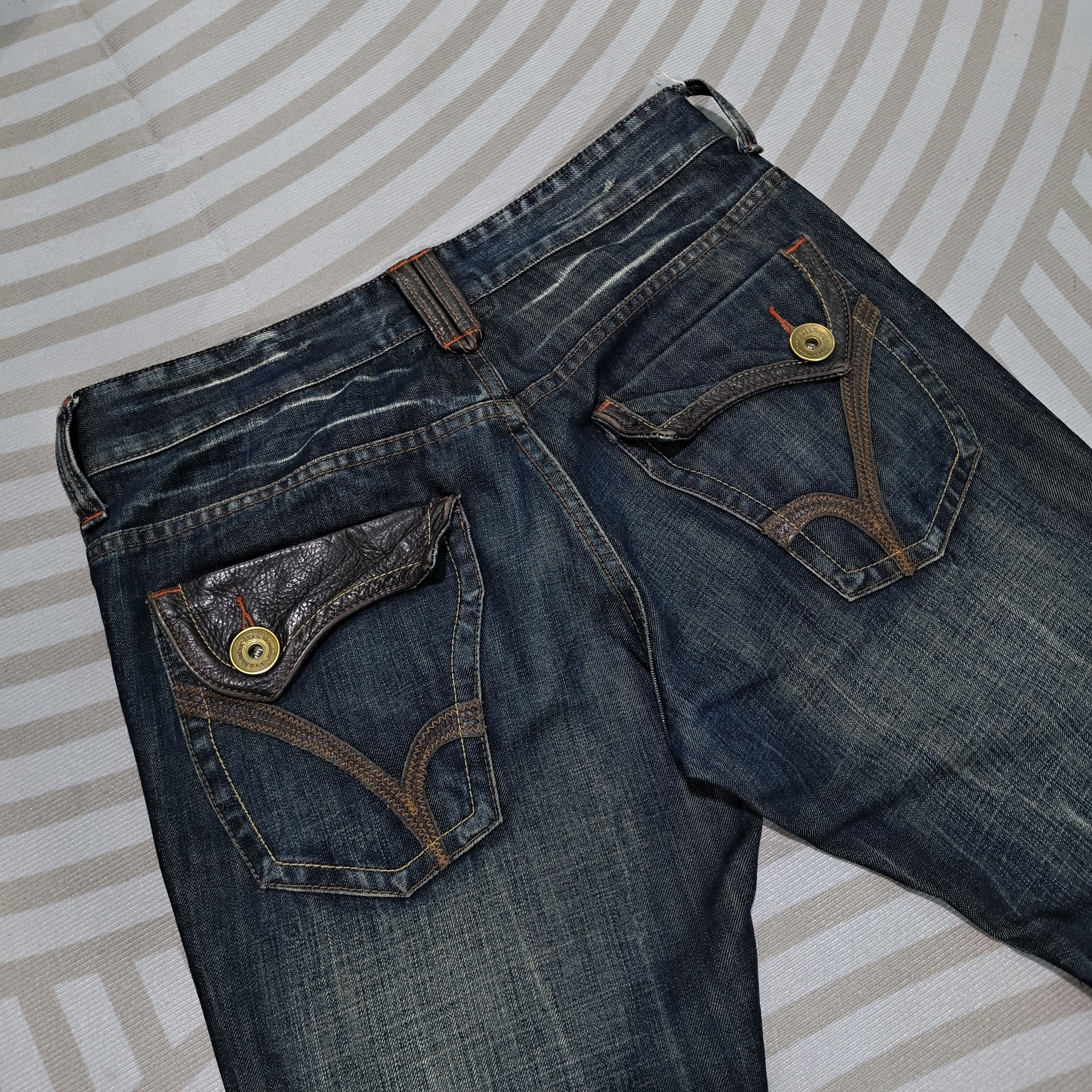 Art Comes First Japanese Brand Back Number Jeans Size US 32 / EU 48 - 16 Thumbnail