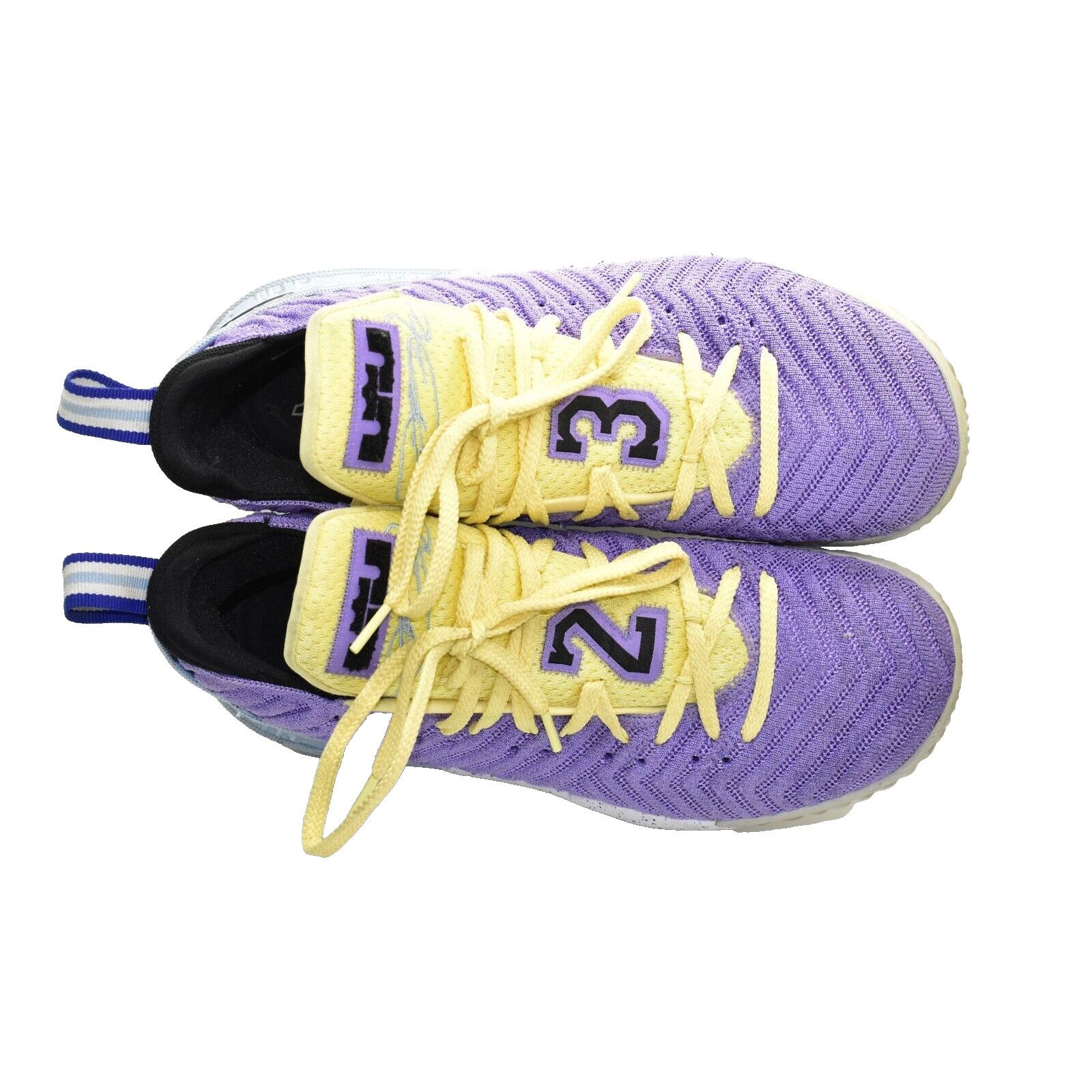 Nike NIKE LeBron 16 Lakers Heritage Atomic Shoes CK4765-500 Sz 11 Size US 11 / EU 44 - 4 Thumbnail