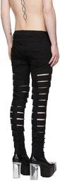 Rick Owens o1y0325 Denim Pant in Black Size US 29 - 3 Thumbnail