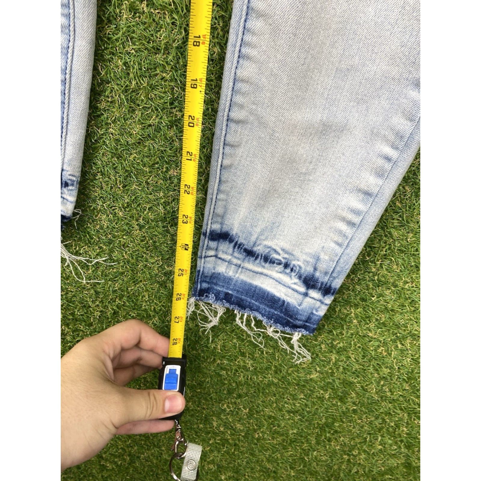 Vintage Judy Blue Colby Jeans Womens 28 Mid Rise Skinny Stretch Blue 5-Pocket Y2K Size 28" / US 6 / IT 42 - 7 Thumbnail