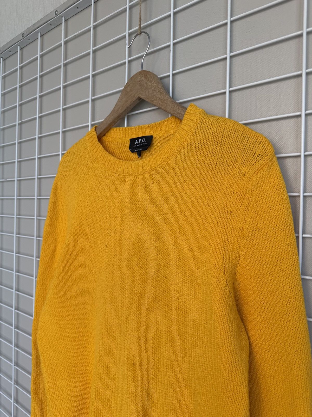 A.P.C. A.P.C. Knit Sweater Mens Size L Crew Neck Colorful Jumper Size US L / EU 52-54 / 3 - 4 Thumbnail