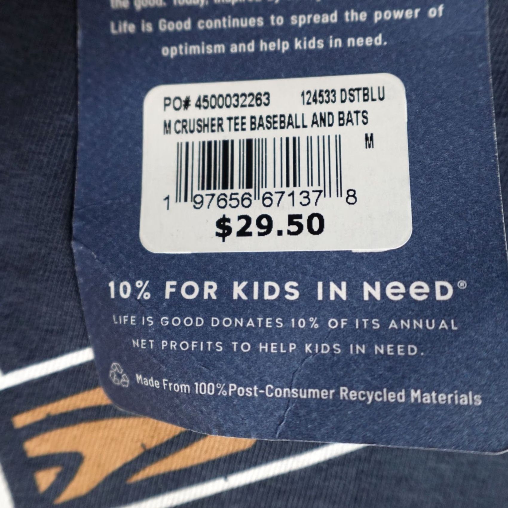 Life is Good Life is Good Mens Shirt Medium Blue America's Favorite Past Time Baseball NEW Shirt Mens Medium Blue Life is Good Crusher Tee JSX-Brand Size US M / EU 48-50 / 2 - 4 Thumbnail