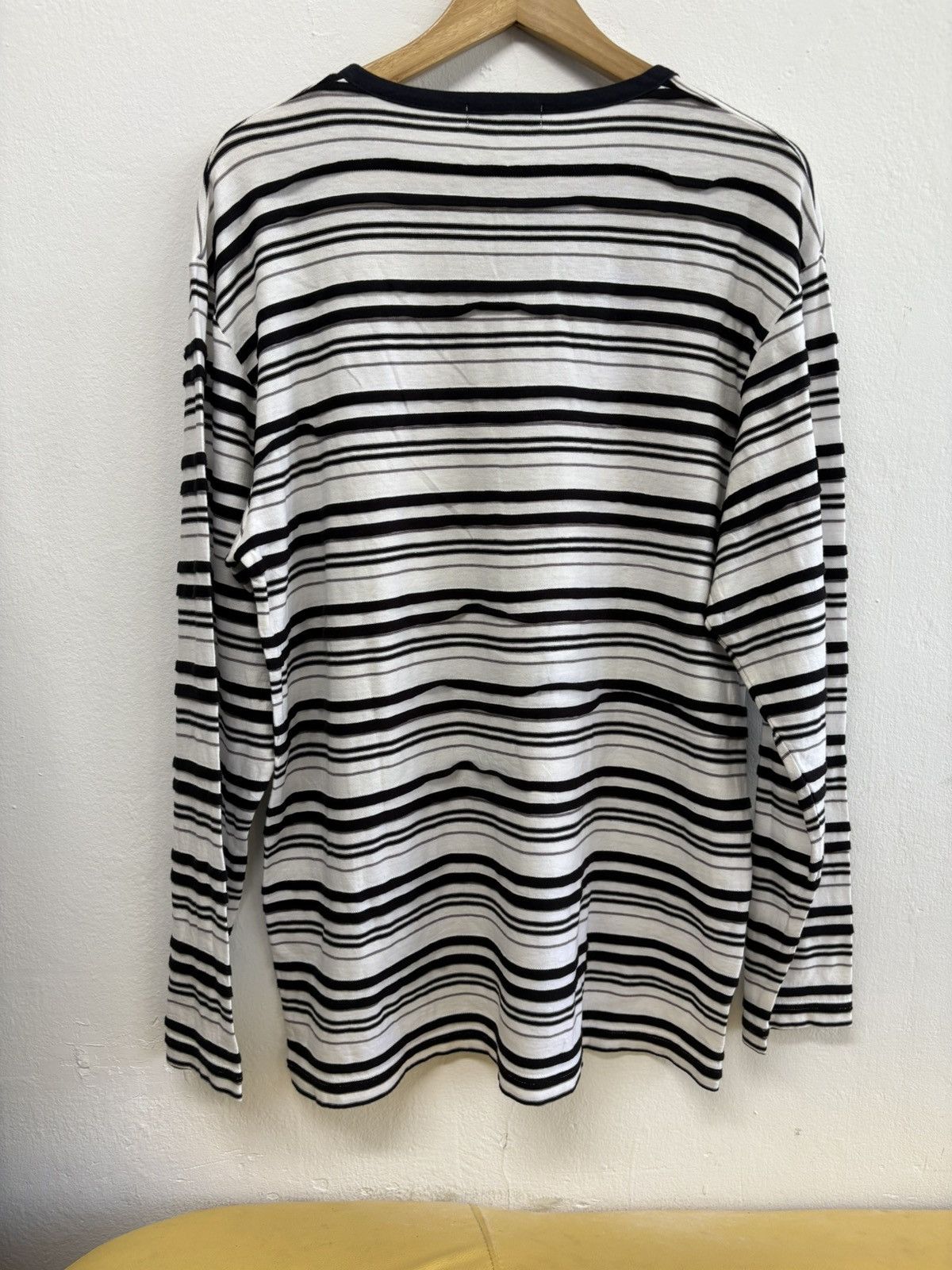 Yohji Yamamoto Yohji x sacsny Stripes tee long sleeve Size US L / EU 52-54 / 3 - 8 Thumbnail