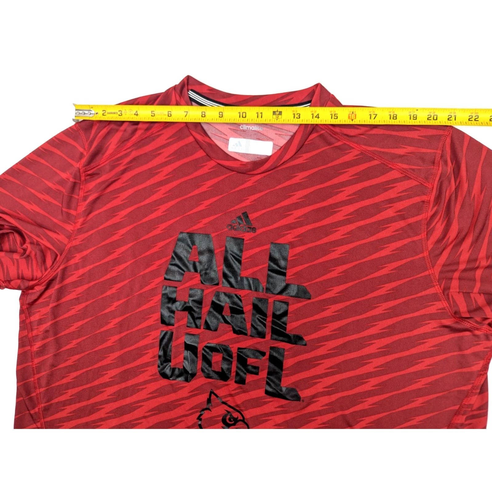 Adidas Adidas Climalite Tiger Stripe University Louisville “All Hail U of L” Shirt Men 3XL Size US XXL / EU 58 / 5 - 7 Thumbnail
