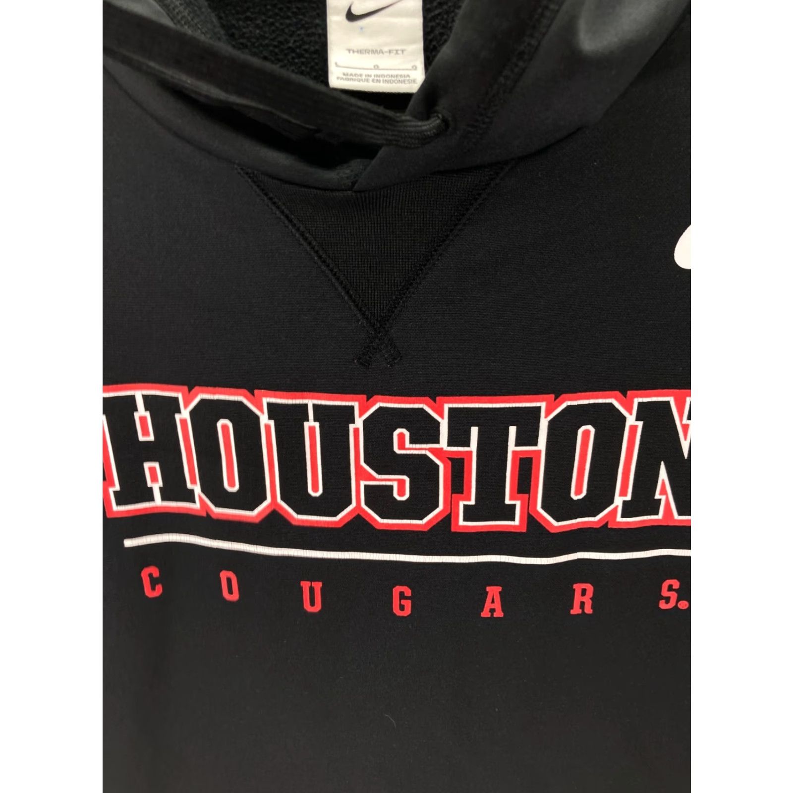 Nike Nike Houston Therma Fit Hooded Sweatshirt Mens L Black Pullover Logo Bedrock? Size US L / EU 52-54 / 3 - 6 Thumbnail