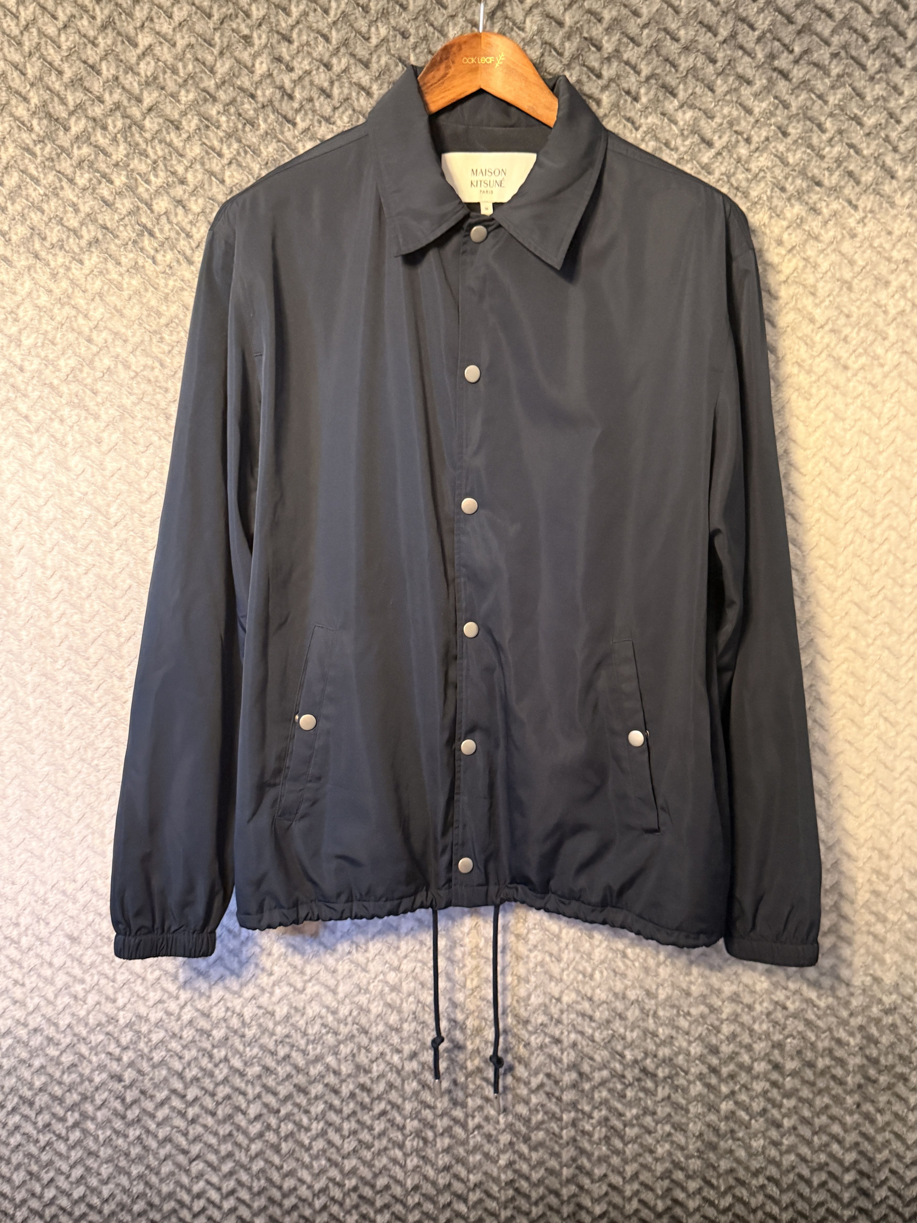 Maison Kitsune Coach Jacket Navy Size US M / EU 48-50 / 2 - 3 Thumbnail