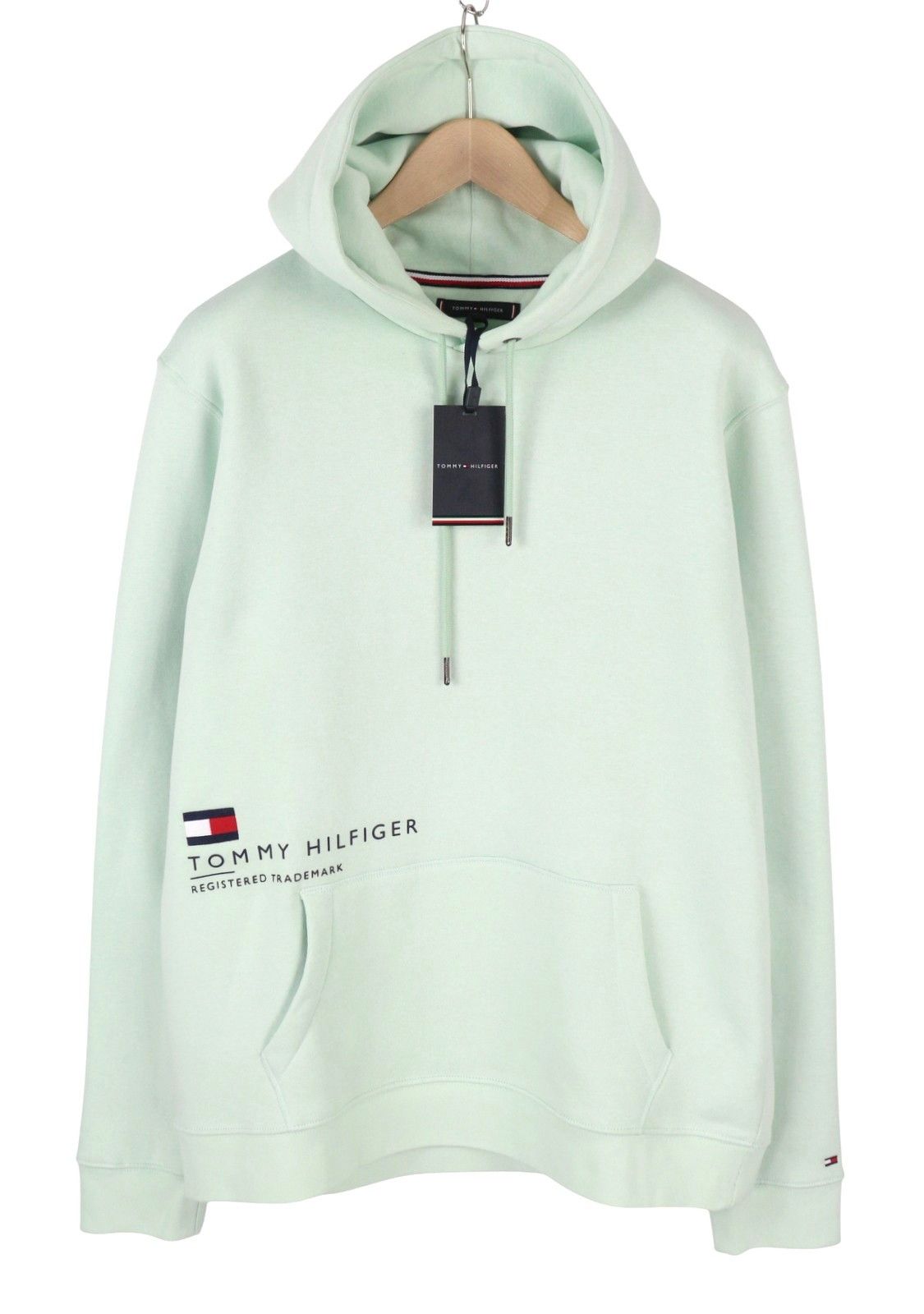 Tommy Hilfiger POCKET PLACEMENT 2XL Minty Essence Hoodie 87402 Size US XXL / EU 58 / 5 - 3 Thumbnail