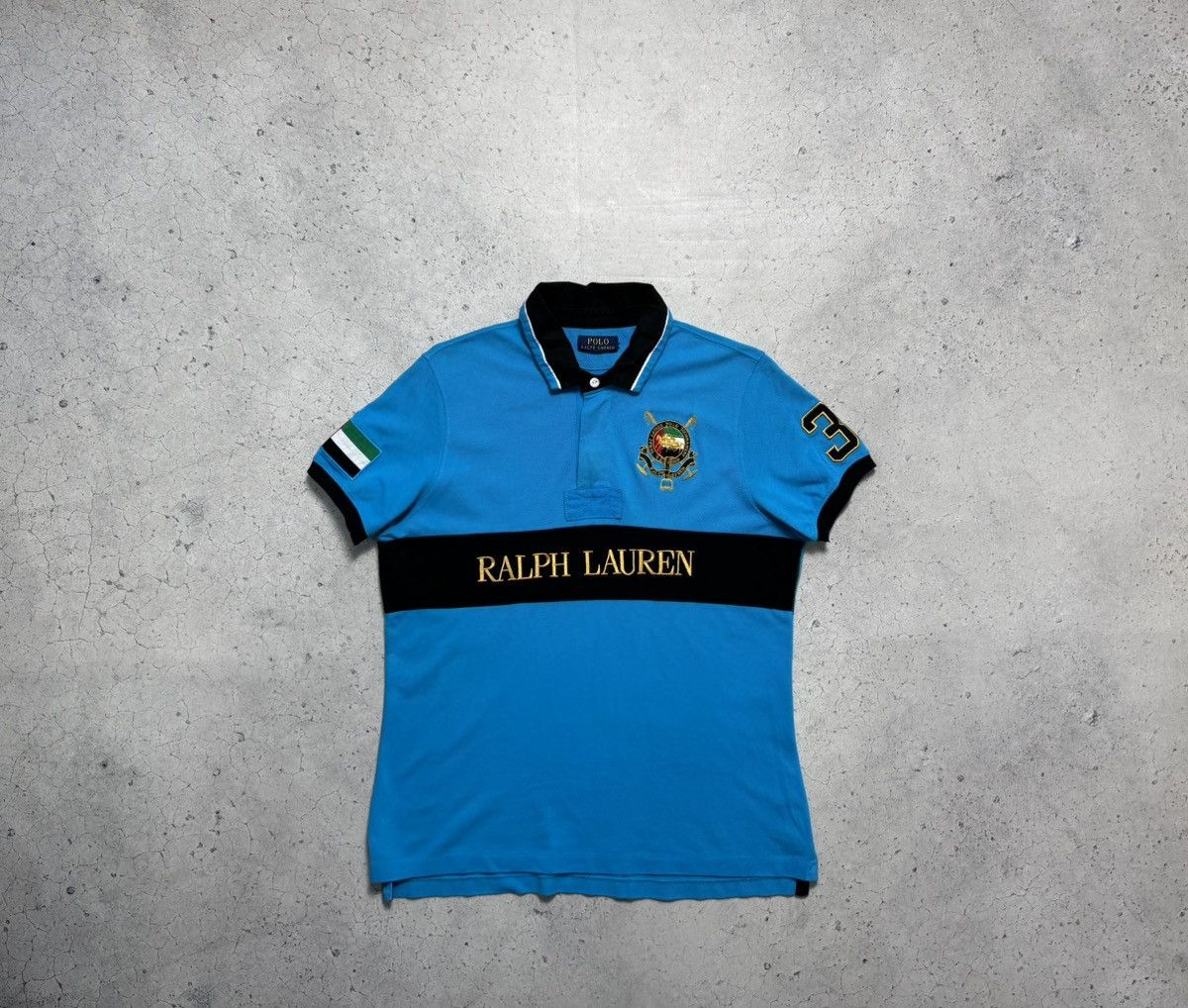 Polo Ralph Lauren Polo Ralph Lauren UAE #3 Vintage Polo Shirt Big Logo Size US M / EU 48-50 / 2 - 1 Thumbnail