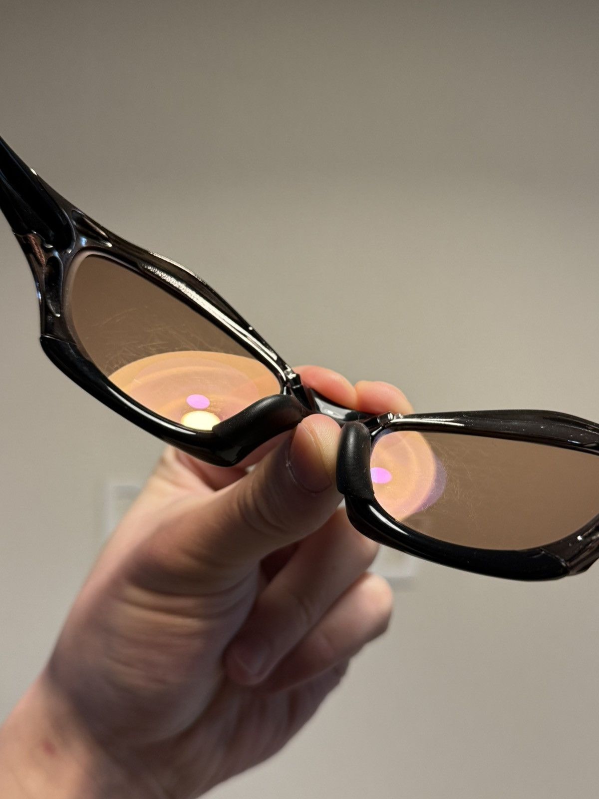 Oakley OAKLEY SPLICE BLACK CHROME SUNGLASSES Size ONE SIZE - 5 Thumbnail