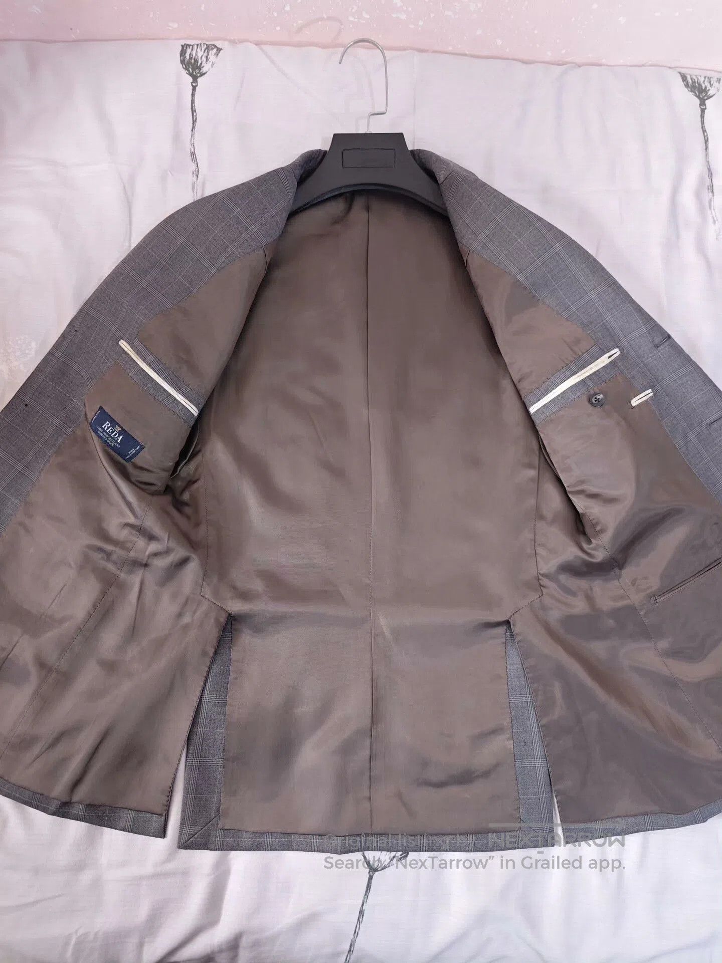 Japanese Brand Italian Custom Gray Wool Blend Suit. Size US S / EU 44-46 / 1 - 6 Thumbnail