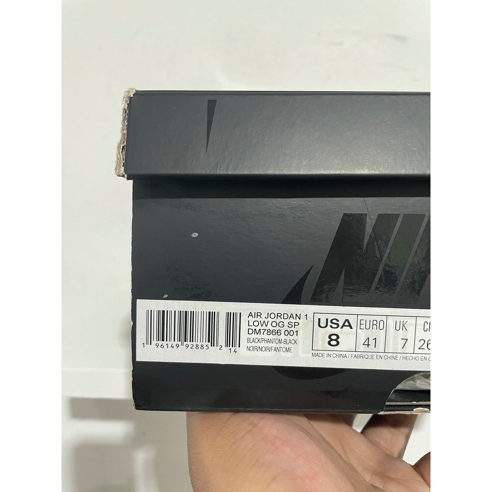Nike NIKE JORDAN 1 LOW TRAVIS SCOTT PHANTOM SIZE 8 PREOWNED Size US 8 / EU 41 - 12 Thumbnail