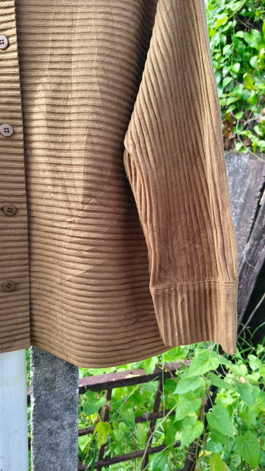 Issey Miyake × Pleats Please Issey Miyake M193J0491 Issey Miyake Me Pleats Cardigan High Neck Size ONE SIZE - 4 Thumbnail