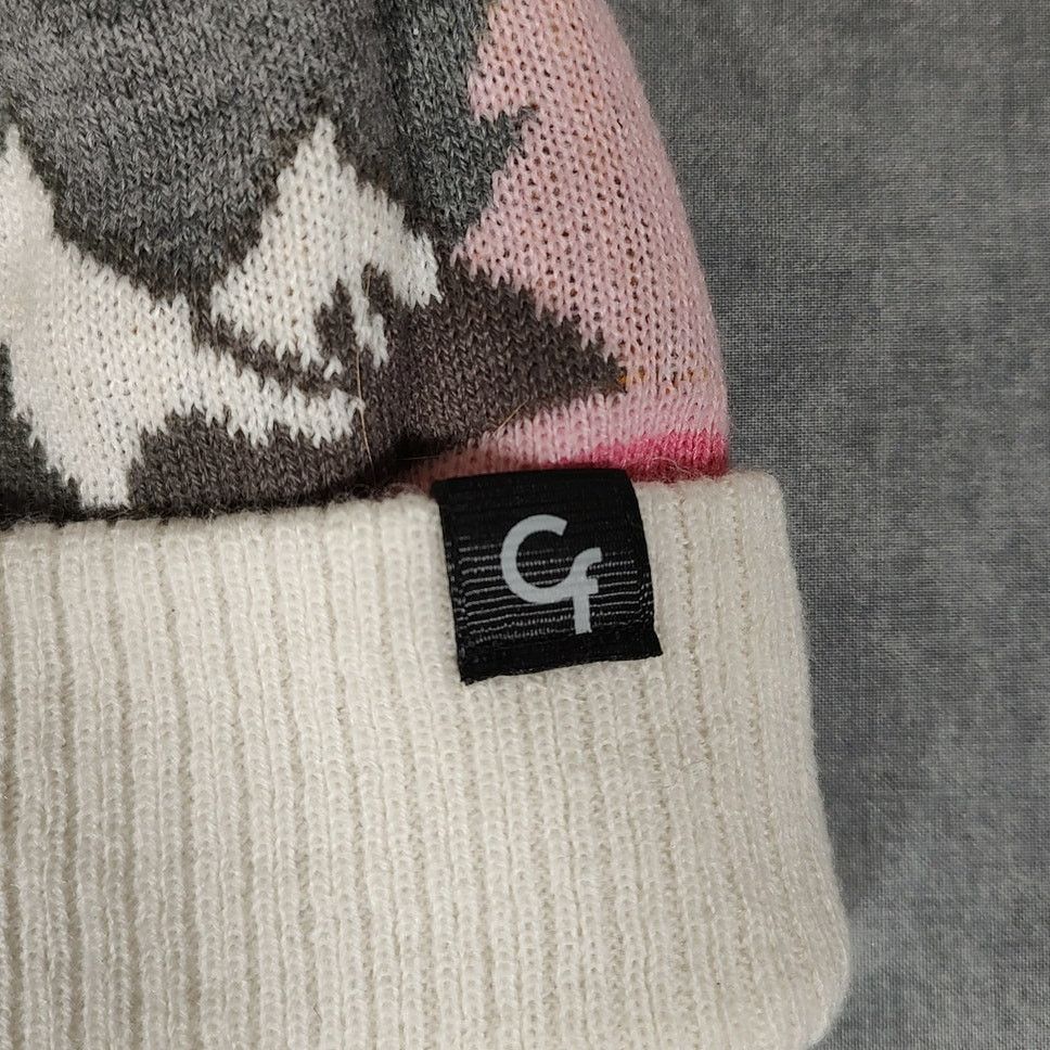 Other Cold Front CF Mountain Landscape pom pom beanie womens OSFM Size ONE SIZE - 3 Thumbnail