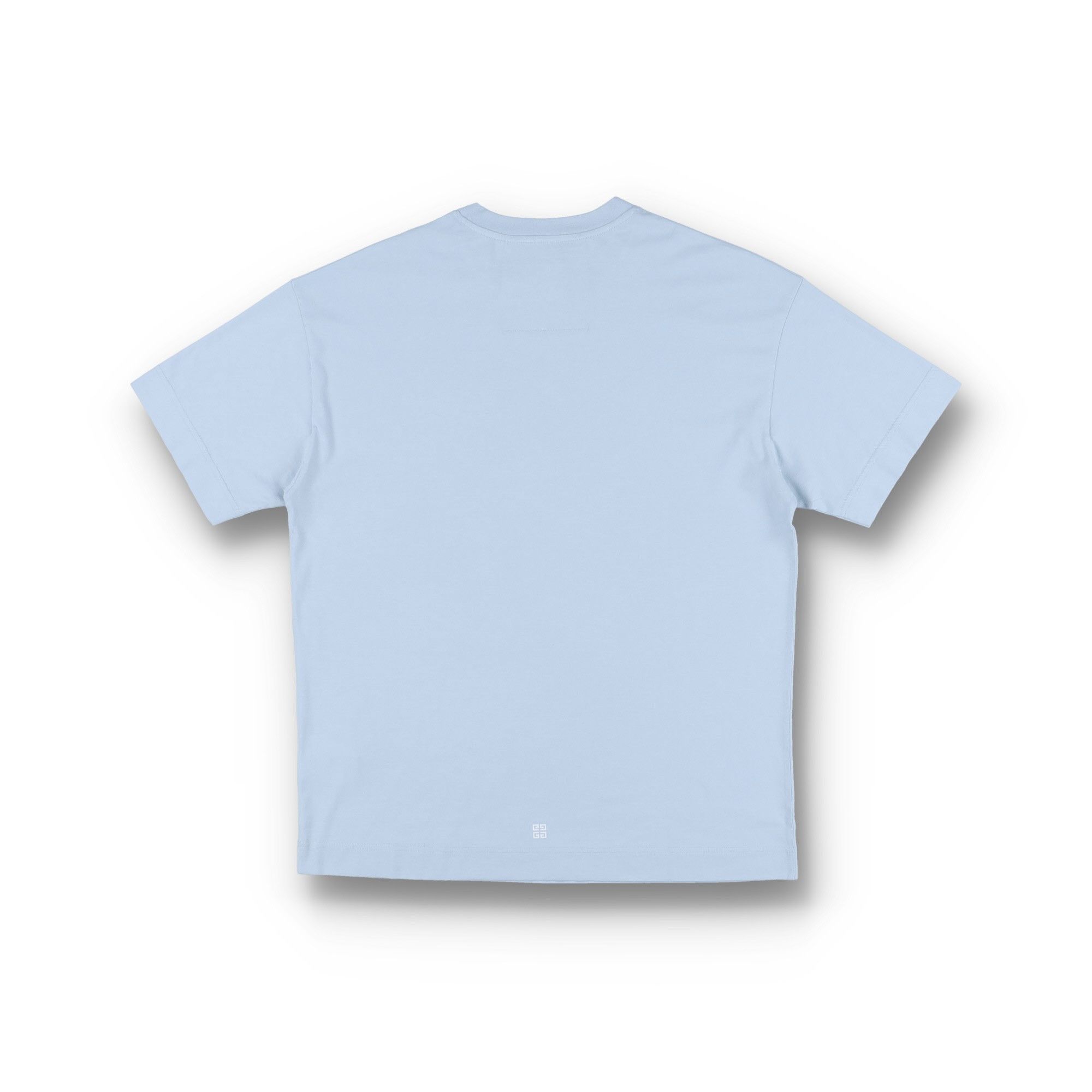 Givenchy Sky Blue Aqua Stars Logo Oversized T-Shirt Size US M / EU 48-50 / 2 - 8 Thumbnail