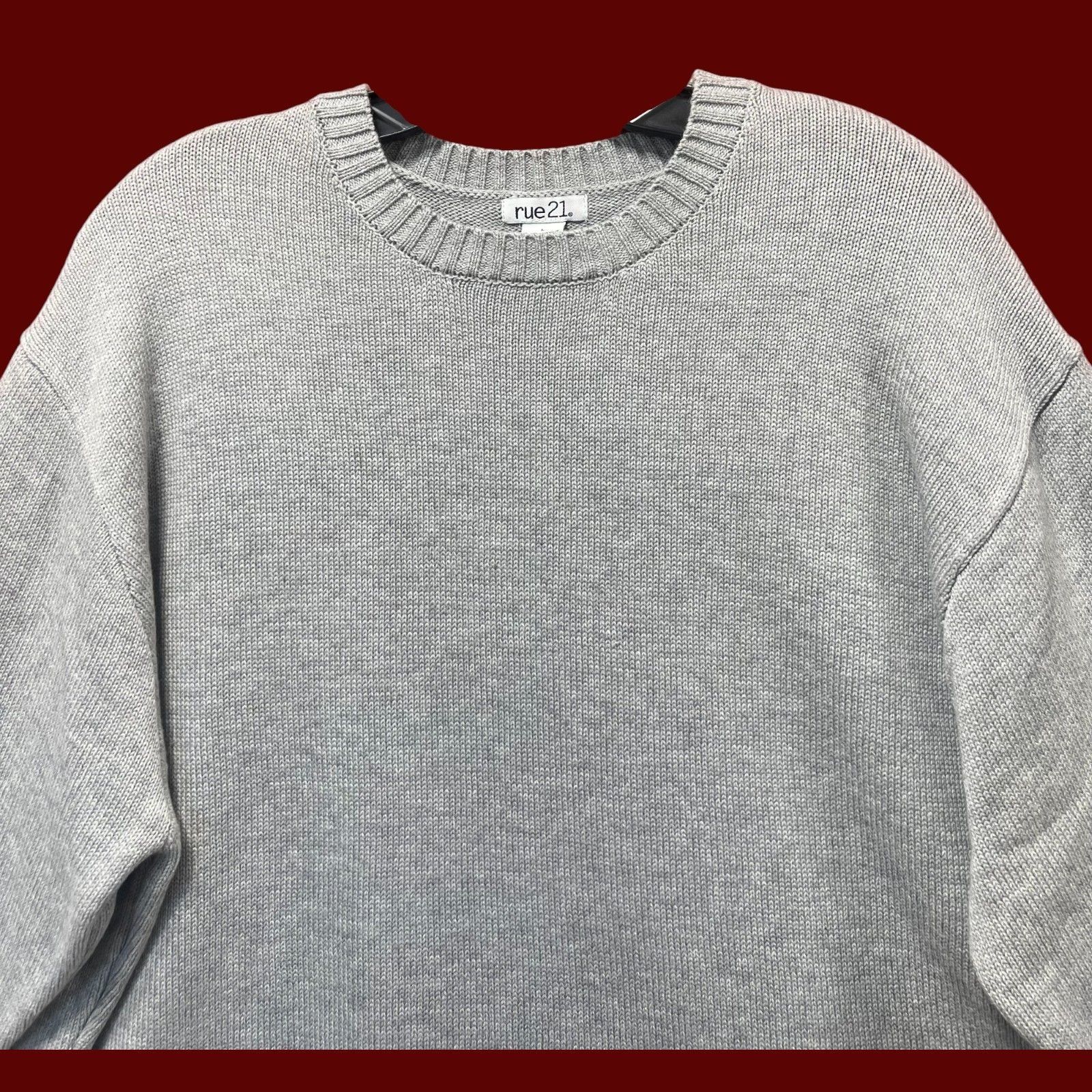 rue21 Rue 21 - Men's Casual Long Sleeve Sweatshirt - Gray - Large Size US L / EU 52-54 / 3 - 10 Thumbnail