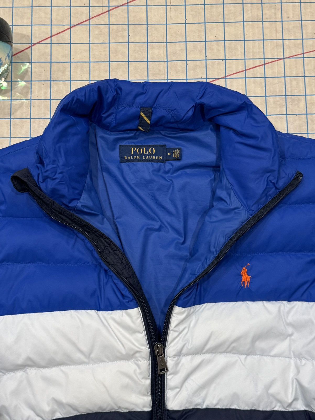 Polo Ralph Lauren Polo Ralph Lauren Puffer Jacket Full Zip Mens Medium Blue Size US M / EU 48-50 / 2 - 4 Thumbnail