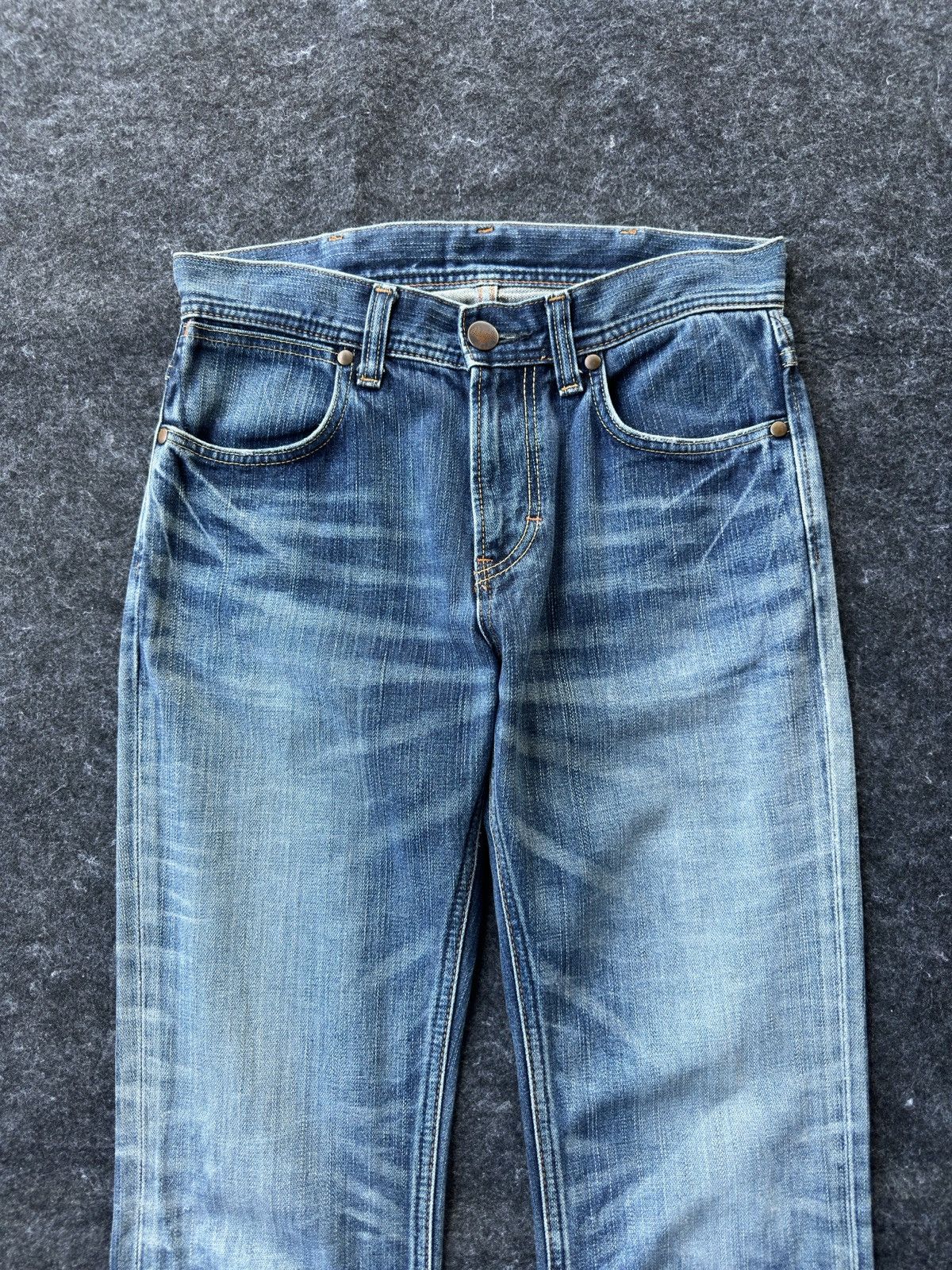 Wrangler Wrangler Flare Faded Washed Vintage Denim D356 Size US 29 - 2 Thumbnail