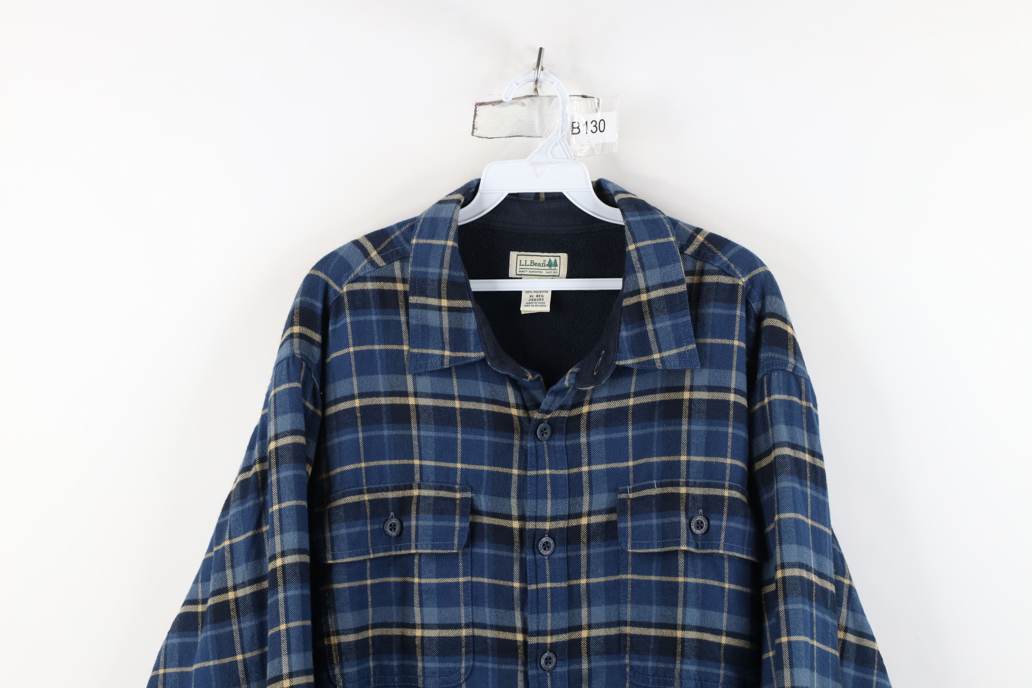 L.L. Bean Vintage LL Bean Lined Flannel Button Shirt Jacket Jac Shirt Size US XL / EU 56 / 4 - 2 Thumbnail
