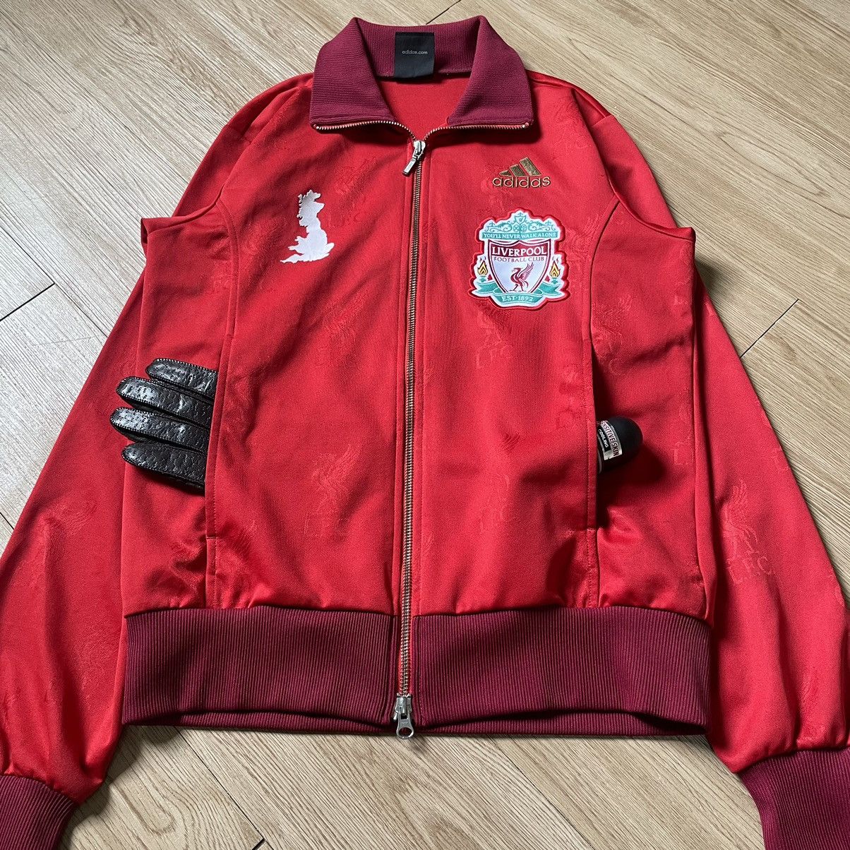 Adidas Vintage Adidas Liverpool FC Soccer Track Tops Zip Jacket Y2K Size US S / EU 44-46 / 1 - 11 Thumbnail
