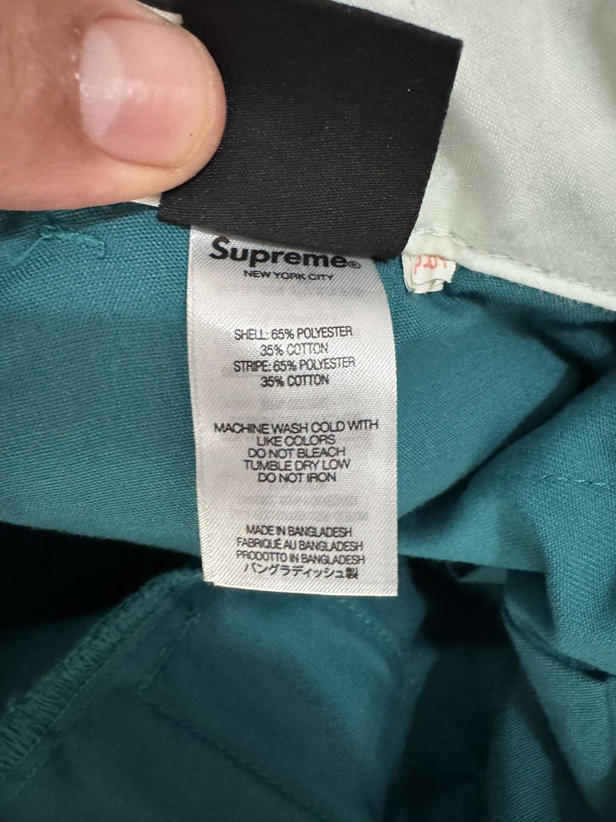 Dickies × Supreme Supreme X Dickies 874 Stripe Work Pant Money Green Size US 30 / EU 46 - 6 Thumbnail