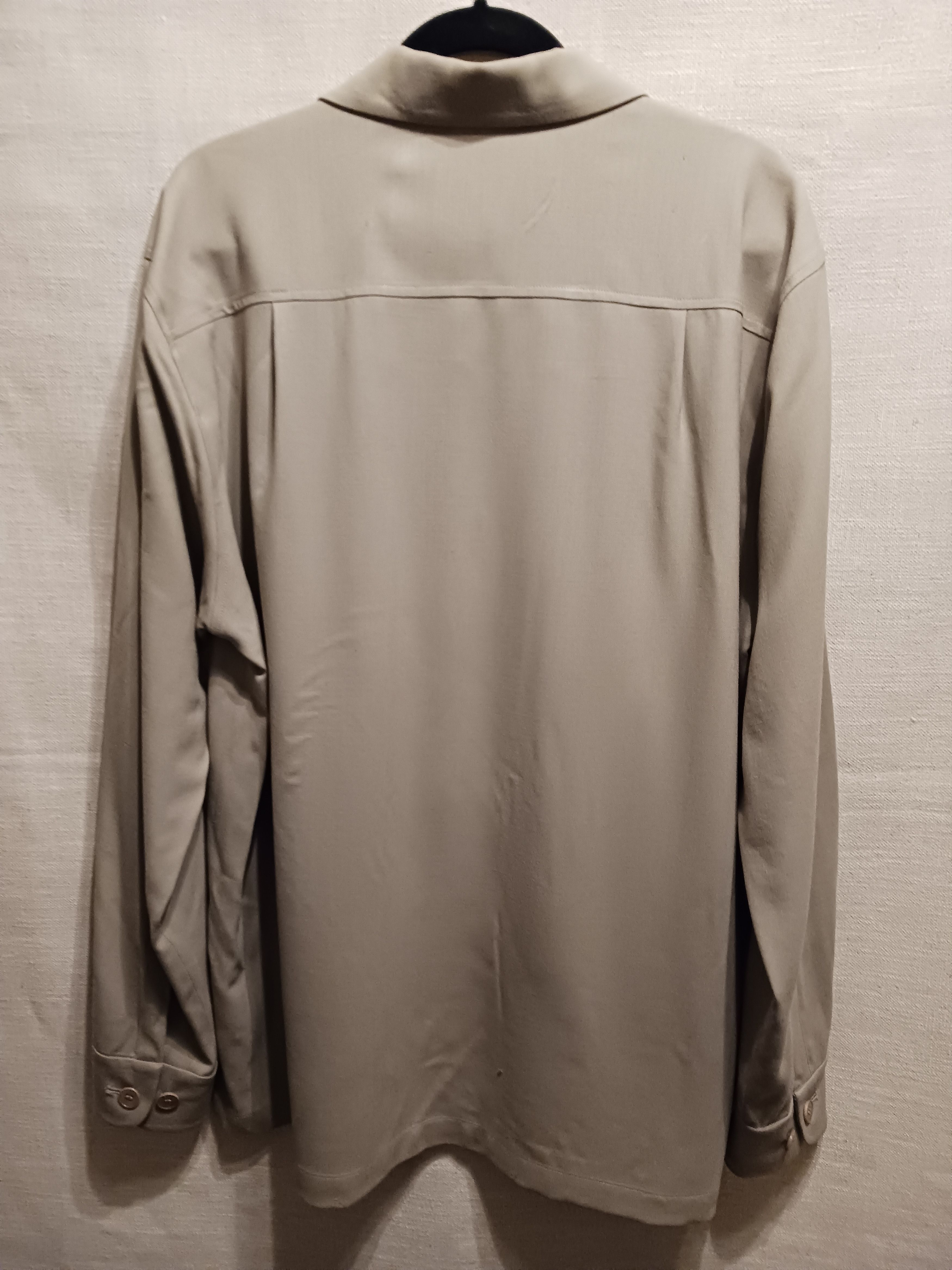 Maus & Hoffman Vintage Retro Style 100% Wool Long Sleeve Shirt Size US XL / EU 56 / 4 - 2 Thumbnail