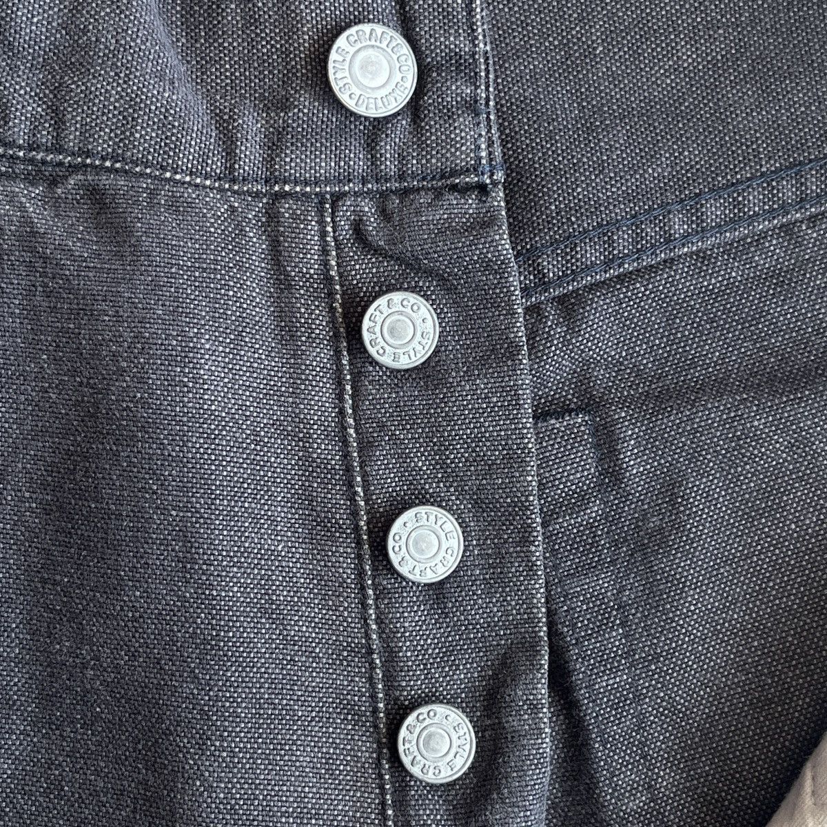 Evisu × Japanese Brand EVISU BLACK SEAGULL VELVET LIST JEANS Size US 30 / EU 46 - 11 Thumbnail