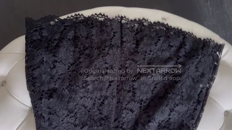 Valentino Valentino Lace black dress skirt Size S / US 4 / IT 40 - 1 Thumbnail