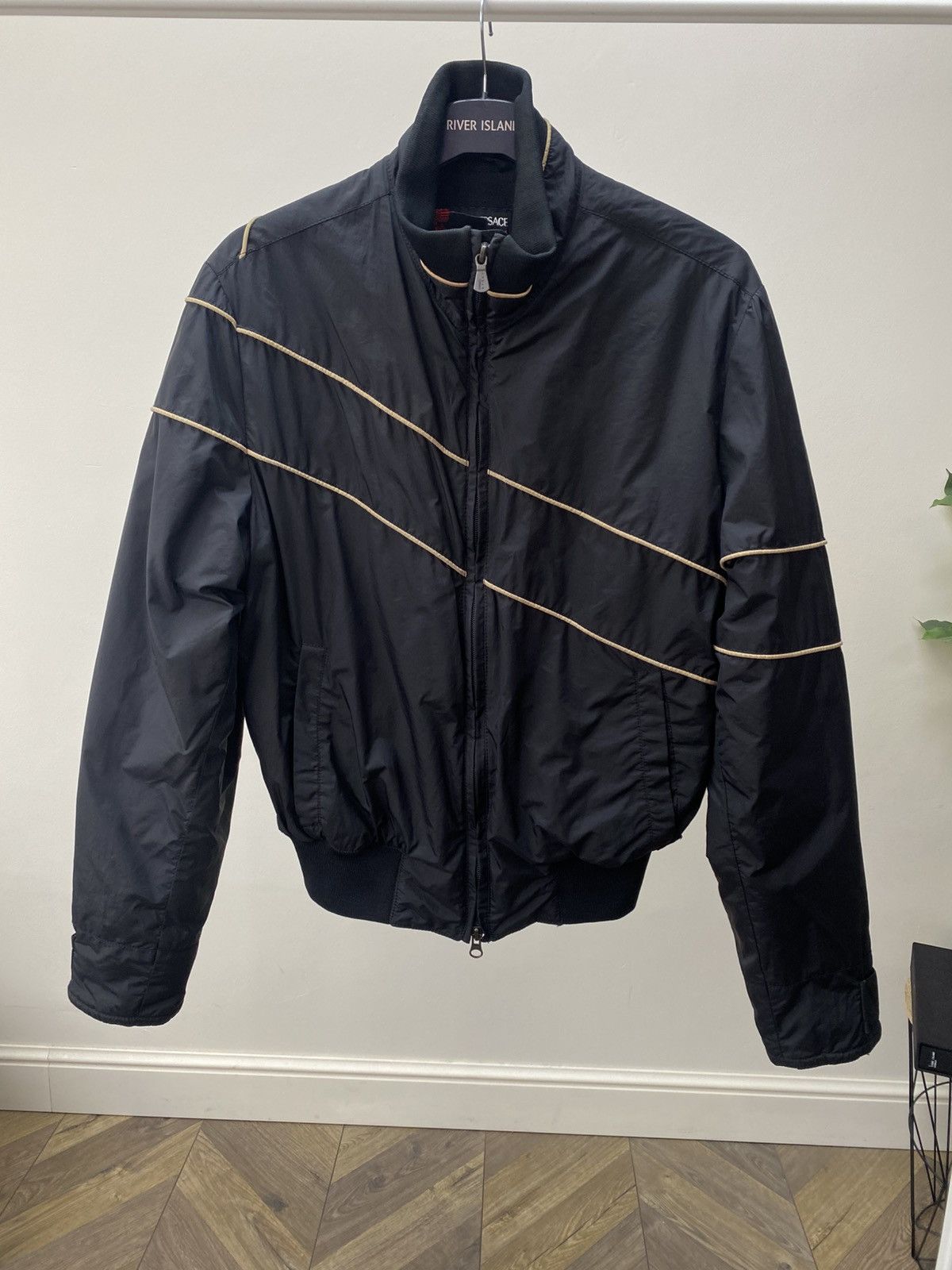Versace Vintage Versace Sport Alias SPA Asymmetrical Women’s Jacket Size L / US 10 / IT 46 - 2 Thumbnail