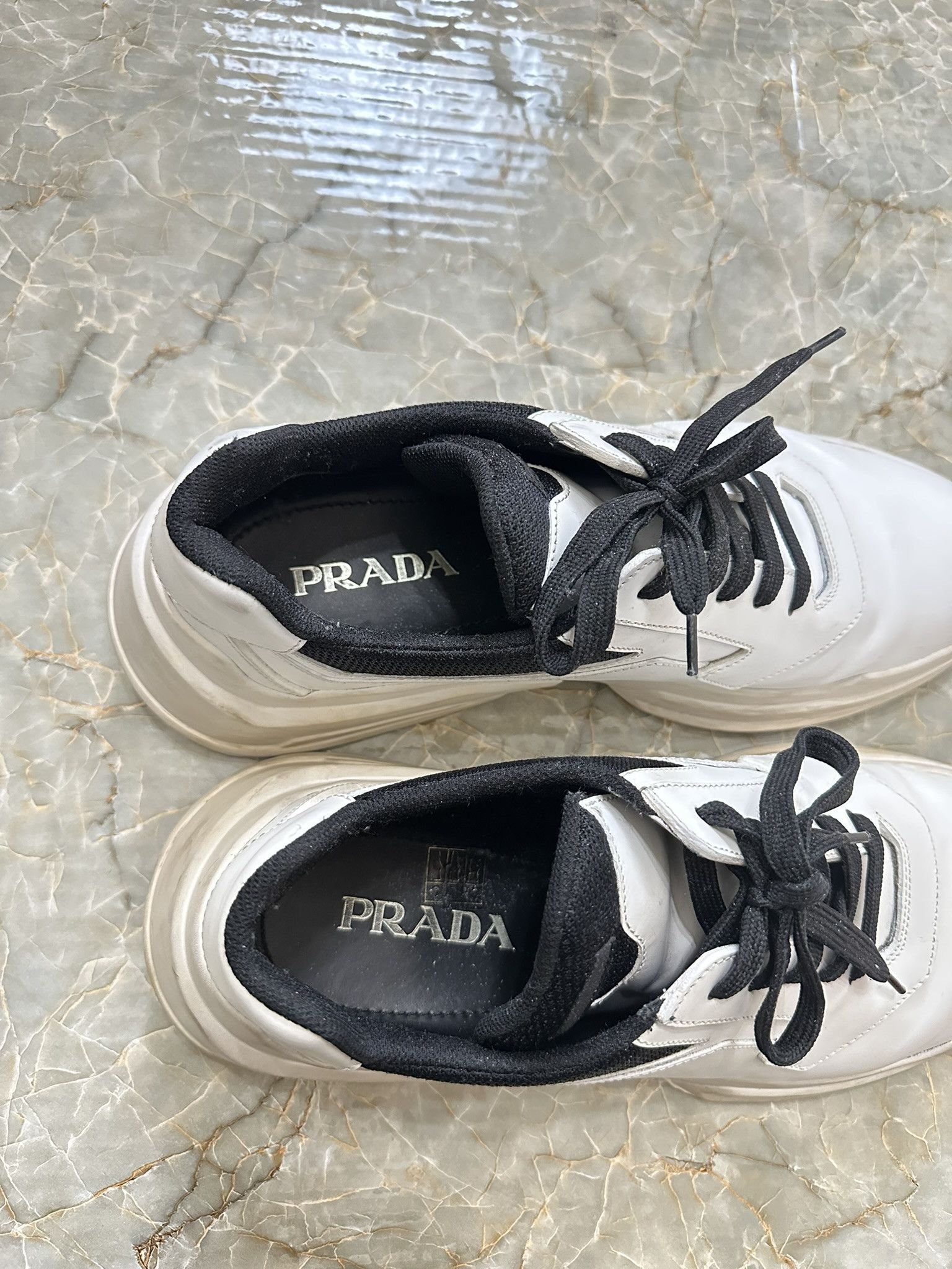 Prada Spazzolato Runway Sneakers Size US 10 / EU 43 - 7 Thumbnail