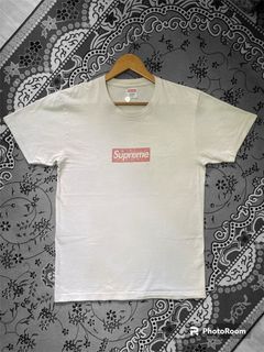 Supreme 20th anniversary clearance box logo tee white