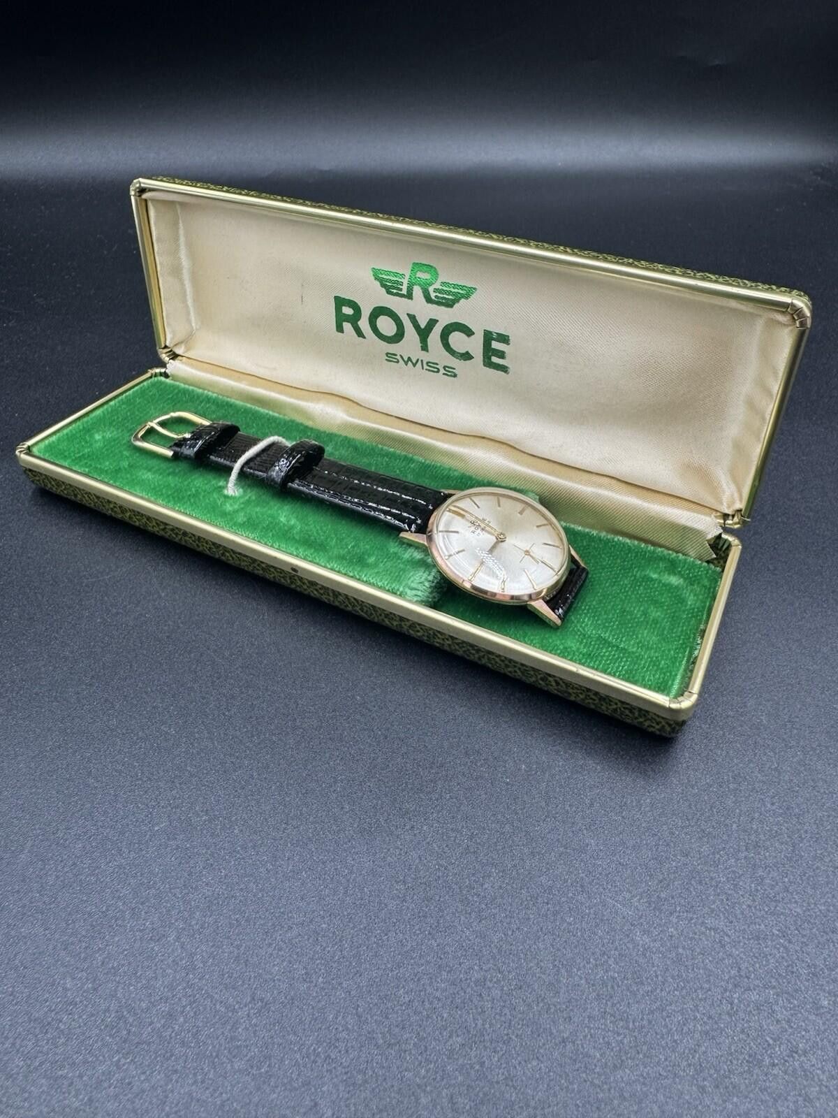 Other Vintage Royce 17 Jewels Automatic Watch Gold Case Swiss Made Size ONE SIZE - 2 Thumbnail