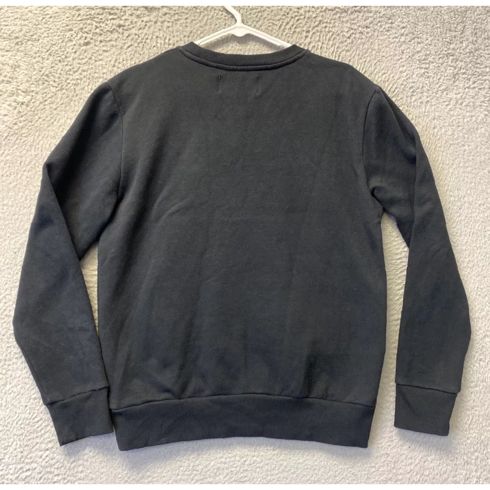 Calvin Klein VINTAGE Calvin Klein Sweatshirt Graphic Logo Crew Neck Adult Size S Black Cotton Blend Mens Size US S / EU 44-46 / 1 - 8 Thumbnail