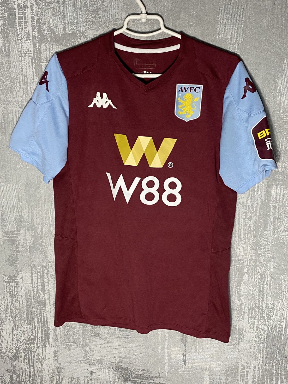 Kappa Aston Villa Kappa Soccer Jersey 2019/2020 Football Shirt Kit Size US M / EU 48-50 / 2 - 1 Thumbnail