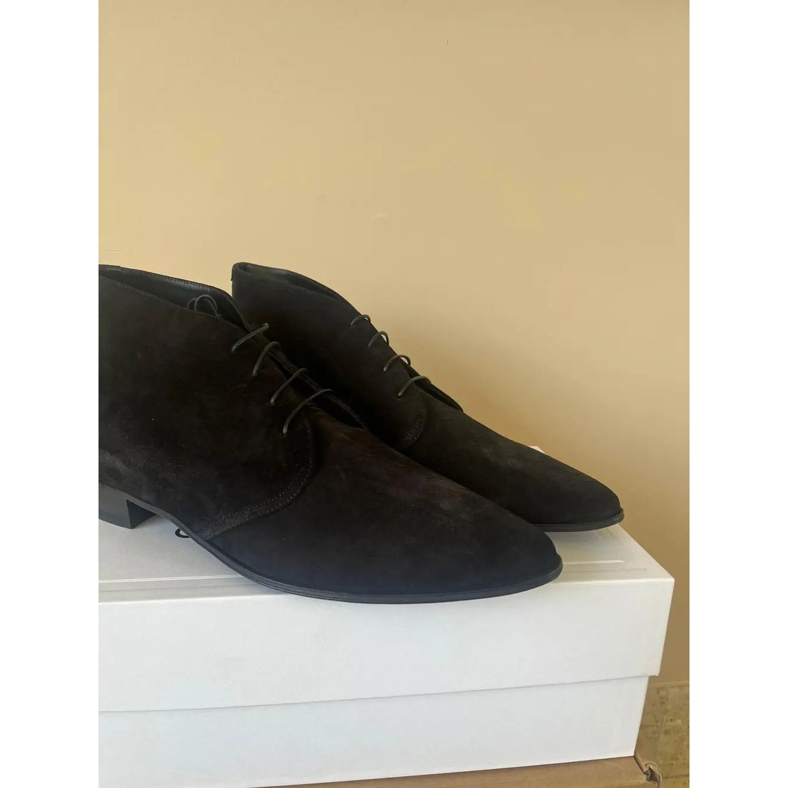 Celine o1rshd1 Desert 30 Boots in Suede in Black 41.5 Size US 8.5 / EU 41-42 - 7 Thumbnail