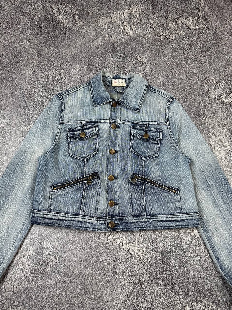 If Six Was Nine Y2K Rare Denim Washed Jacket 2000s Streetwear Size M / US 6-8 / IT 42-44 - 3 Thumbnail