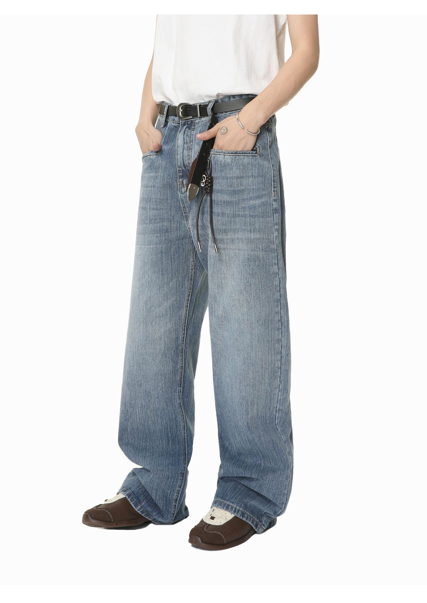 Japanese Brand Japanese retro pocket stylish washed denim jeans Size US 32 / EU 48 - 3 Thumbnail