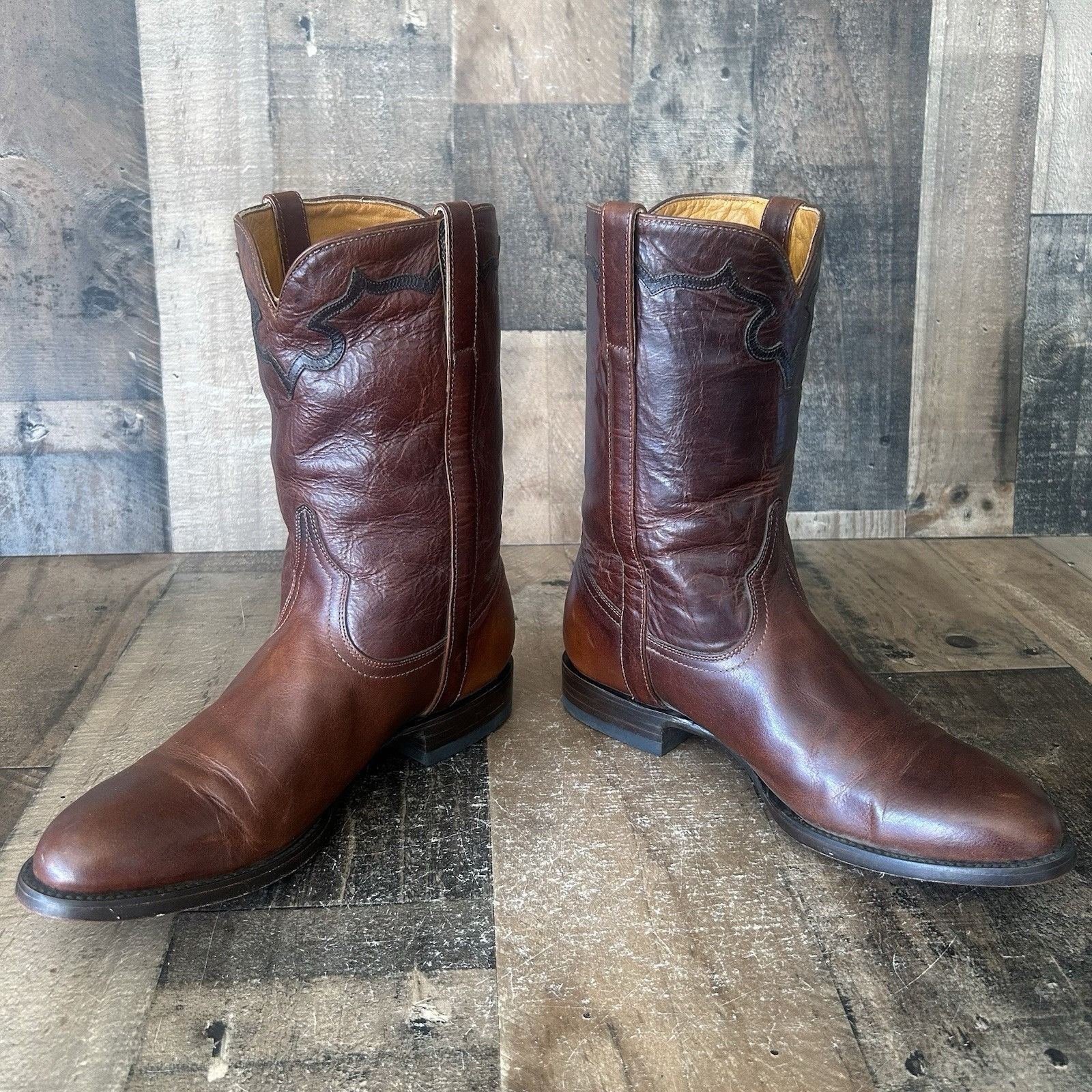 Old Gringo Old Gringo MK2294-2 Lampasas Western Cowboy Boots Mens 9 D Size US 9 / EU 42 - 9 Thumbnail