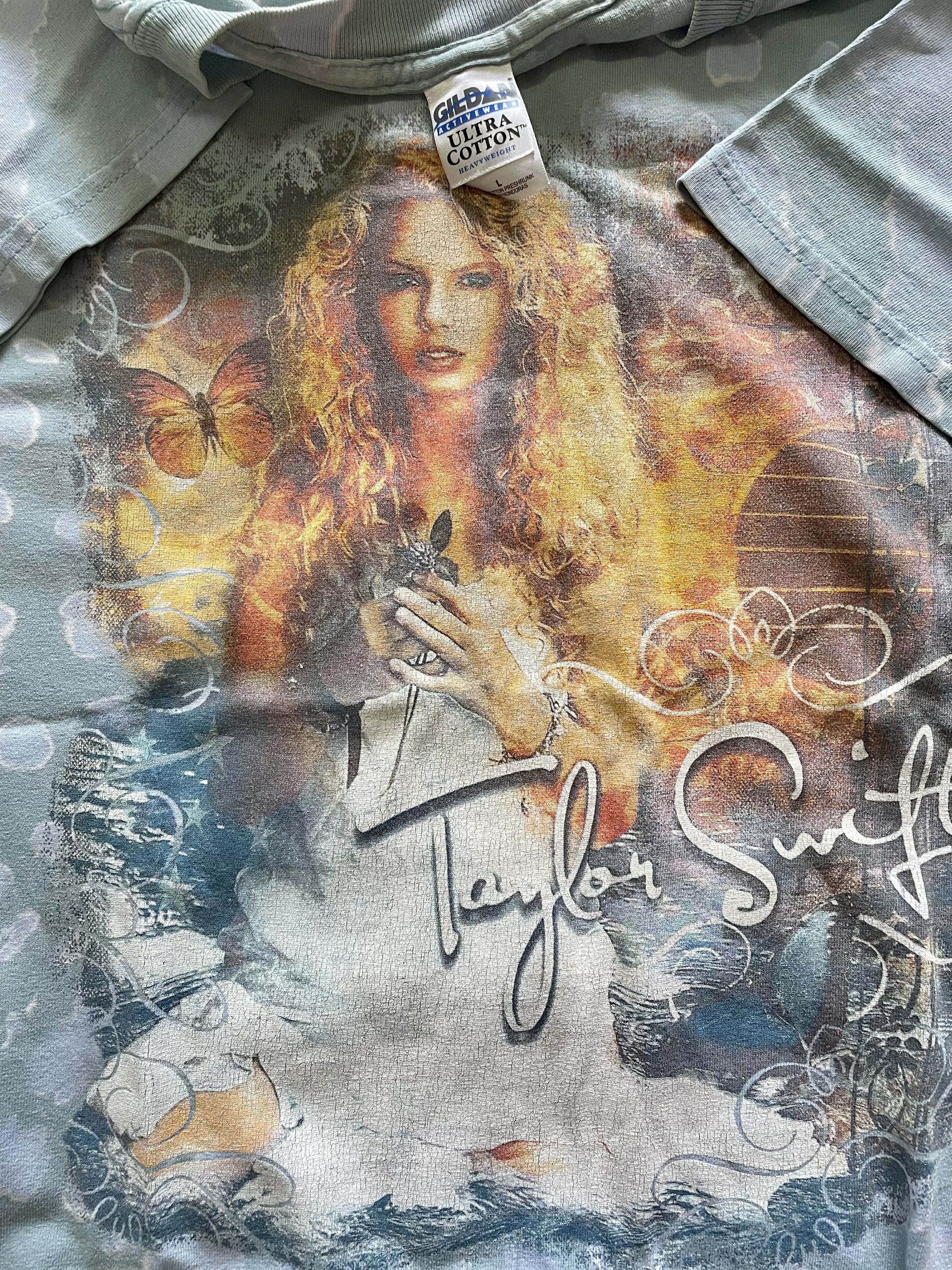Other Vintage Taylor Swift Debult Album Promo T-shirt Size US L / EU 52-54 / 3 - 1 Thumbnail