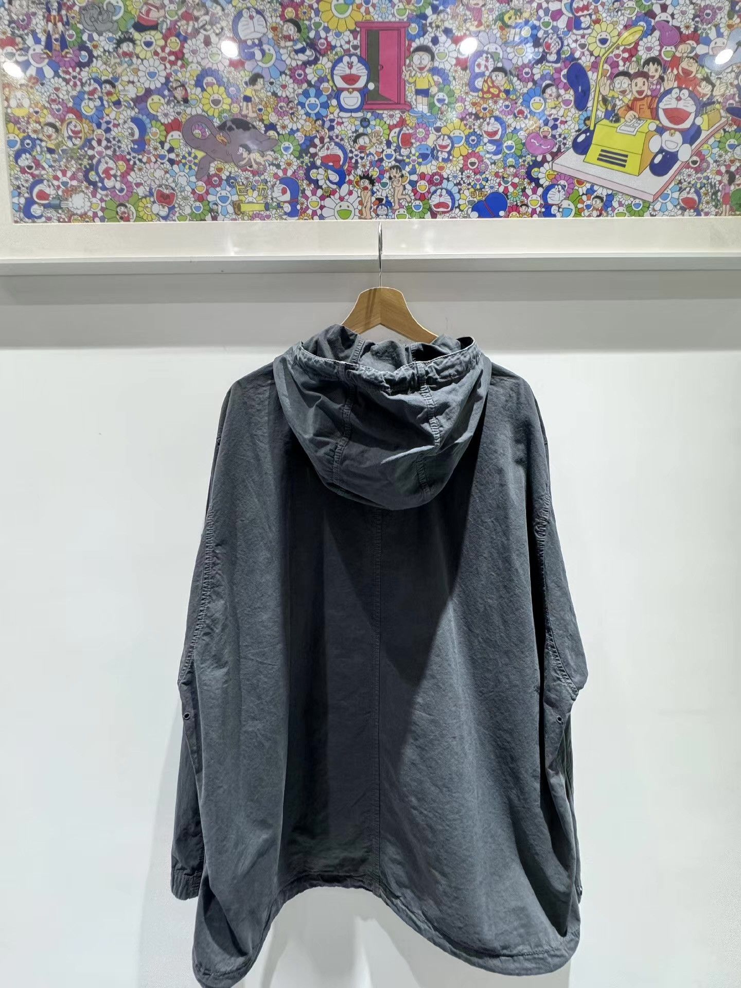 Stone Island Stone Island Half-Zip Hooded Jacket, Carbon Grey Q15 Size US XXL / EU 58 / 5 - 3 Thumbnail