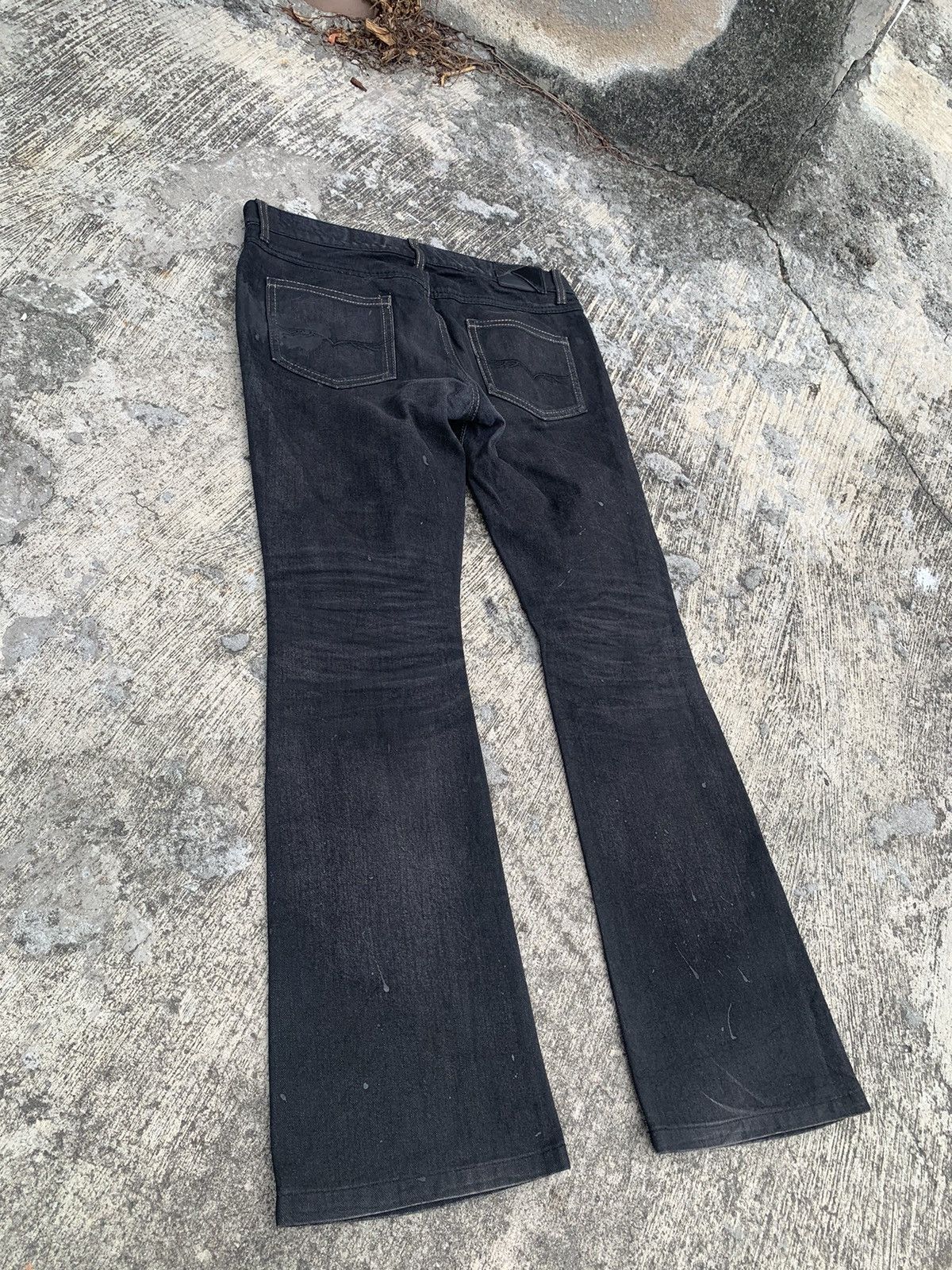 GOSTAR DE FUGA Flared Gostar de fuga waxed jeans Size 33" - 18 Thumbnail