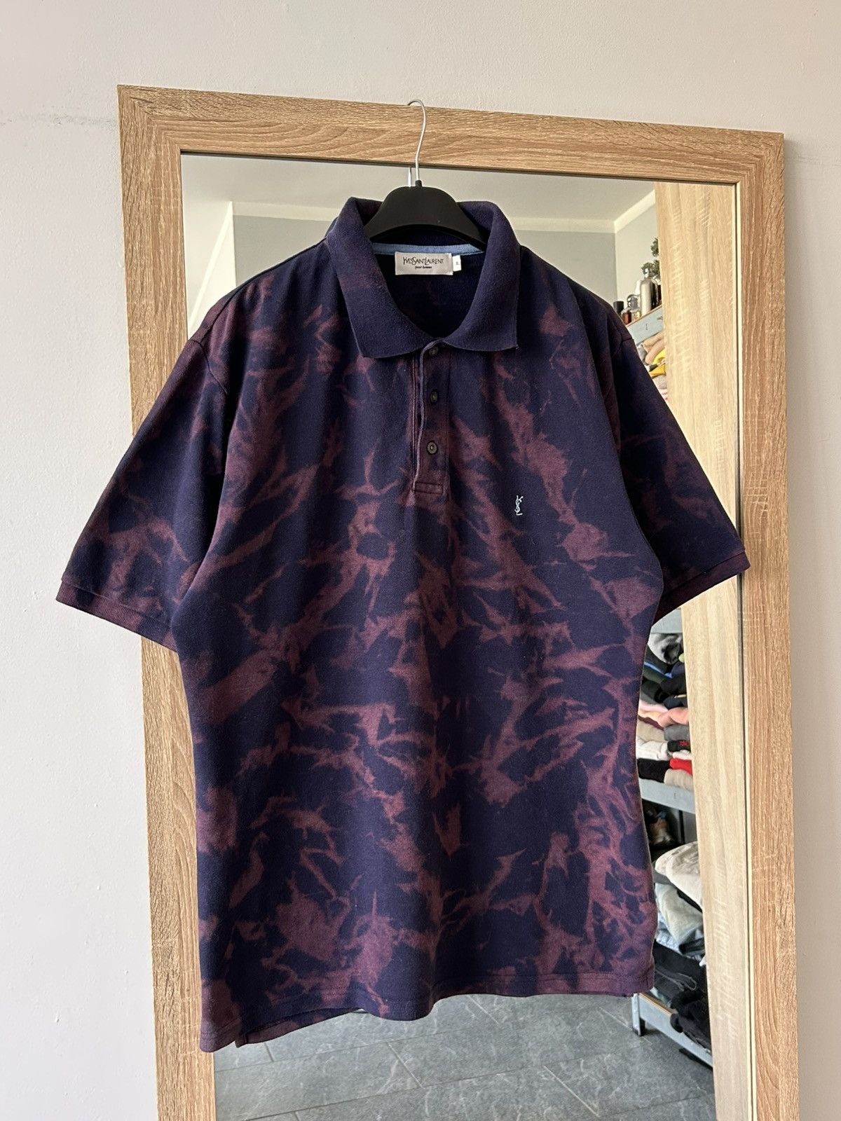 Yves Saint Laurent Vintage polo YSL Yves Saint Laurent custom xlarge logo Size US XL / EU 56 / 4 - 9 Thumbnail