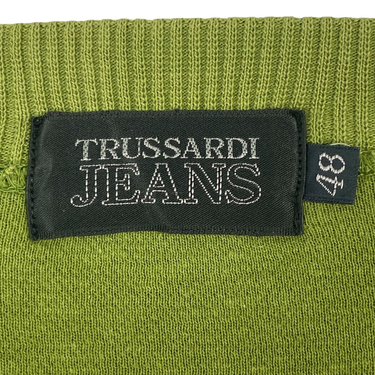 Trussardi Vintage Trussardi Jeans Embroidered Sweatshirt Green Size L Size L / US 10 / IT 46 - 5 Thumbnail