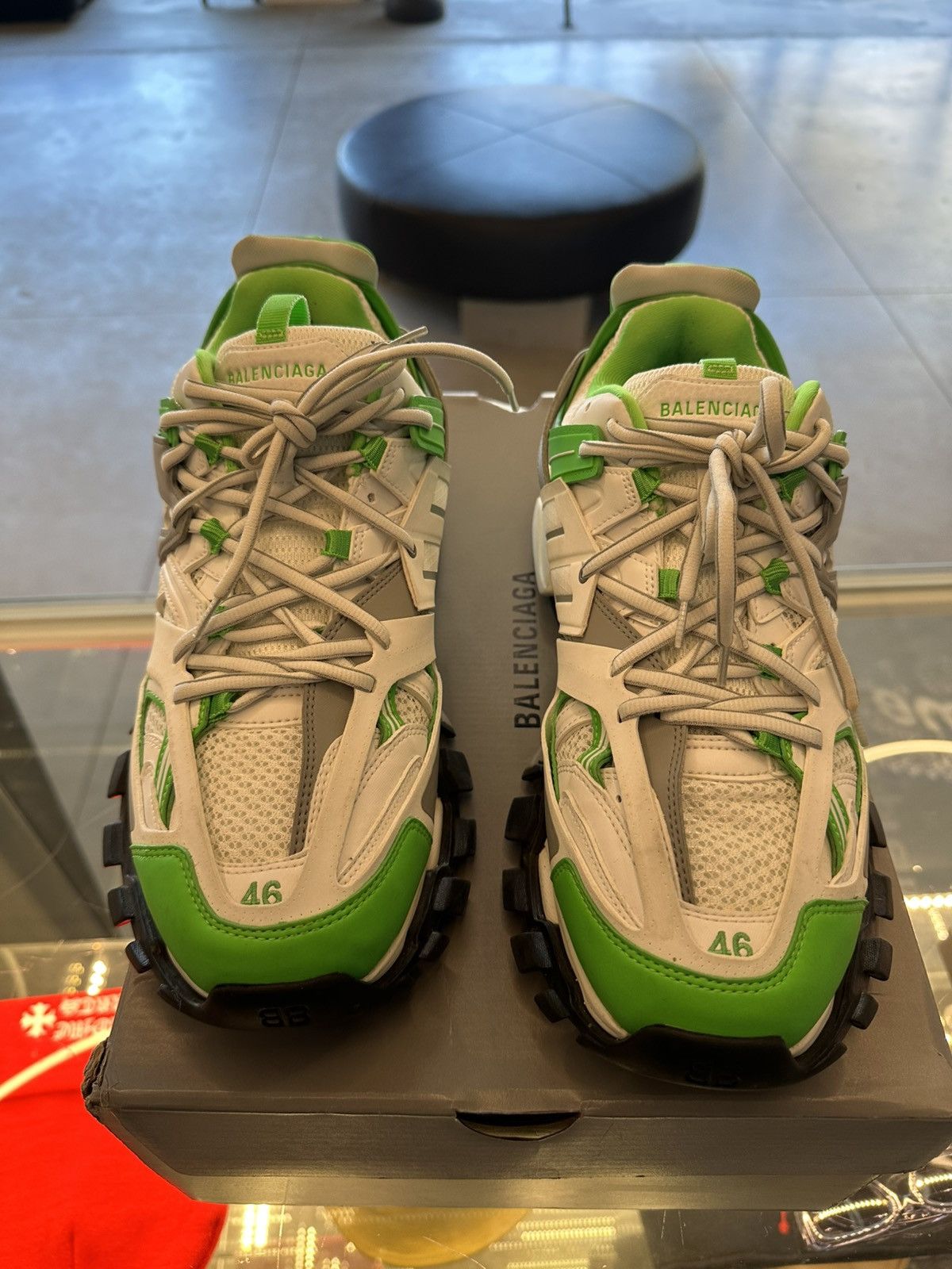 Balenciaga Balenciaga Track Runner Lucky Green Size US 13 / EU 46 - 2 Thumbnail