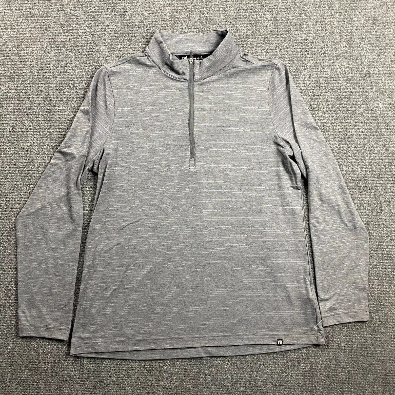 TravisMathew Travis Mathew 1/4 Zip Pullover Large Golf Mock Neck Mens Size US L / EU 52-54 / 3 - 1 Thumbnail