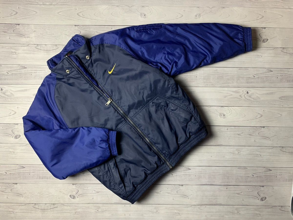 Nike × Vintage Vintage Nike light Jacket logo size Xs navy Size US XXS / EU 40 - 6 Thumbnail
