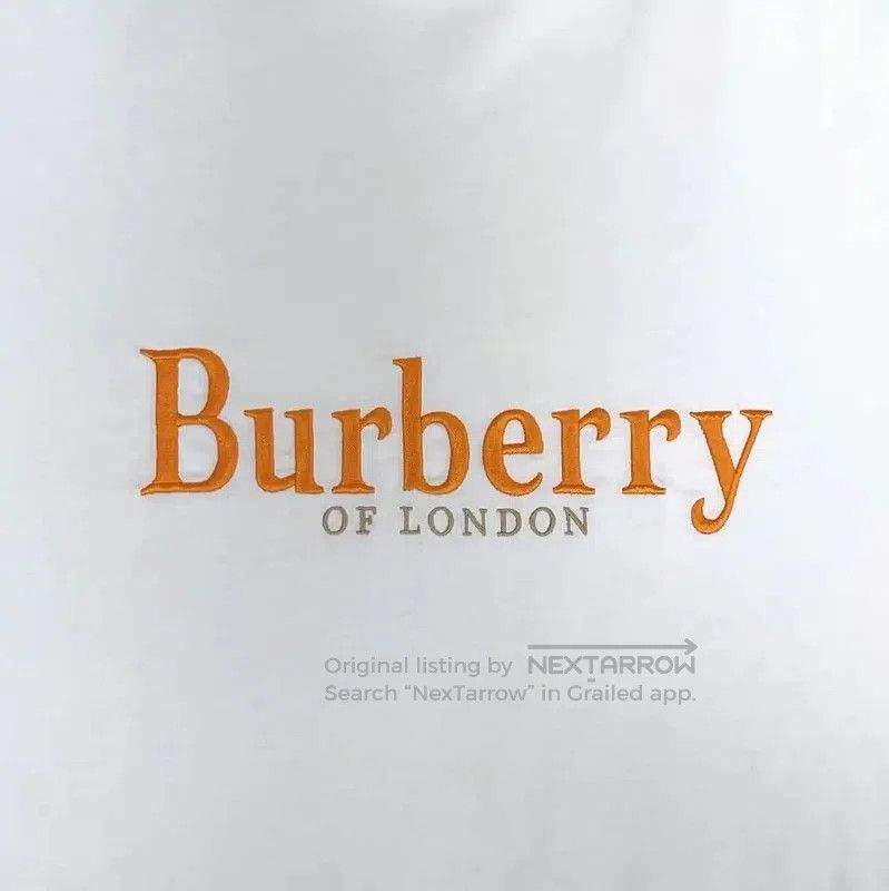 Burberry Burberry White Cotton Embroidered T. Size US M / EU 48-50 / 2 - 3 Thumbnail